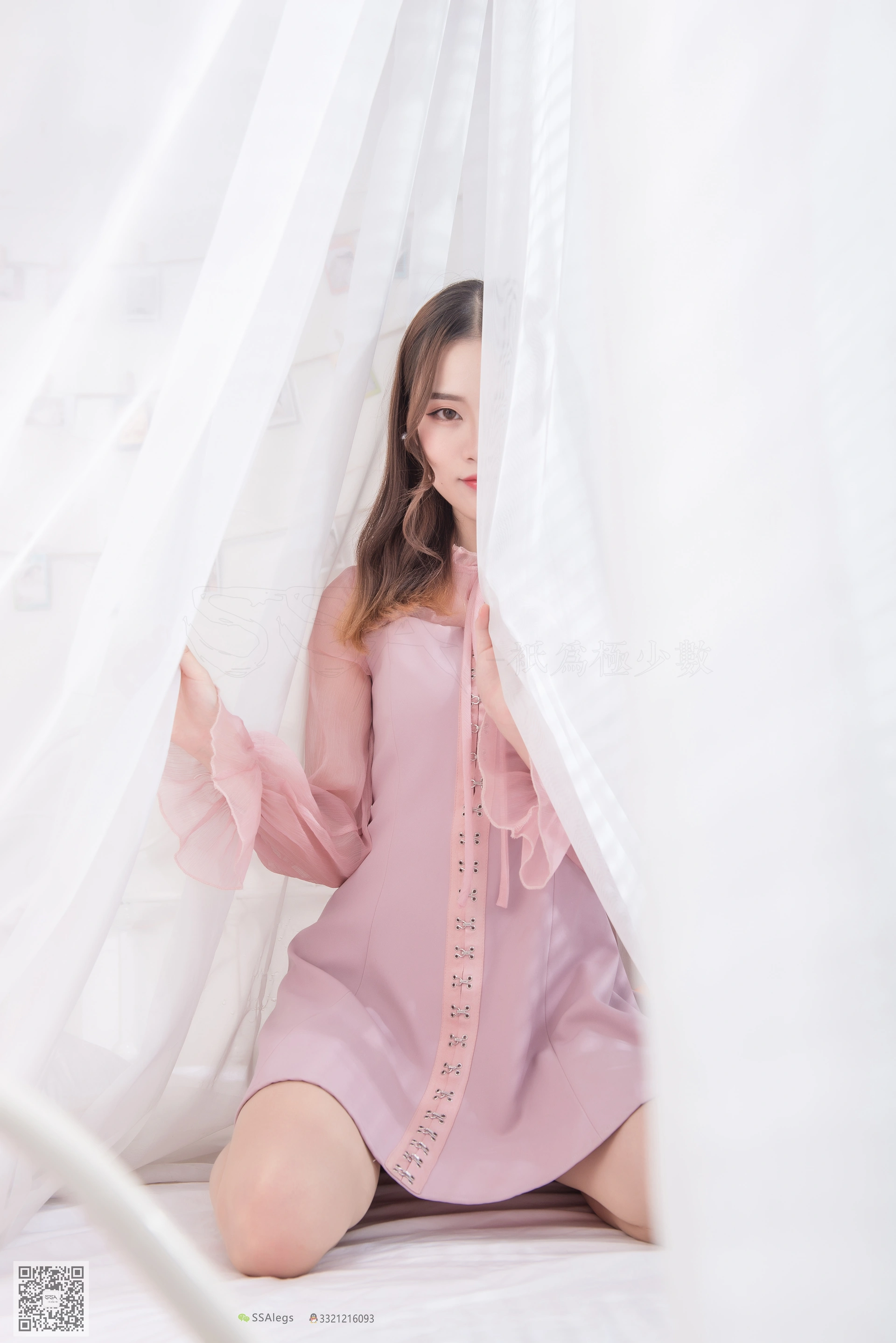SSA丝社 超清写真 NO.027 琪琪 肉色开档丝袜 清纯美女的诱惑[99P-887MB]