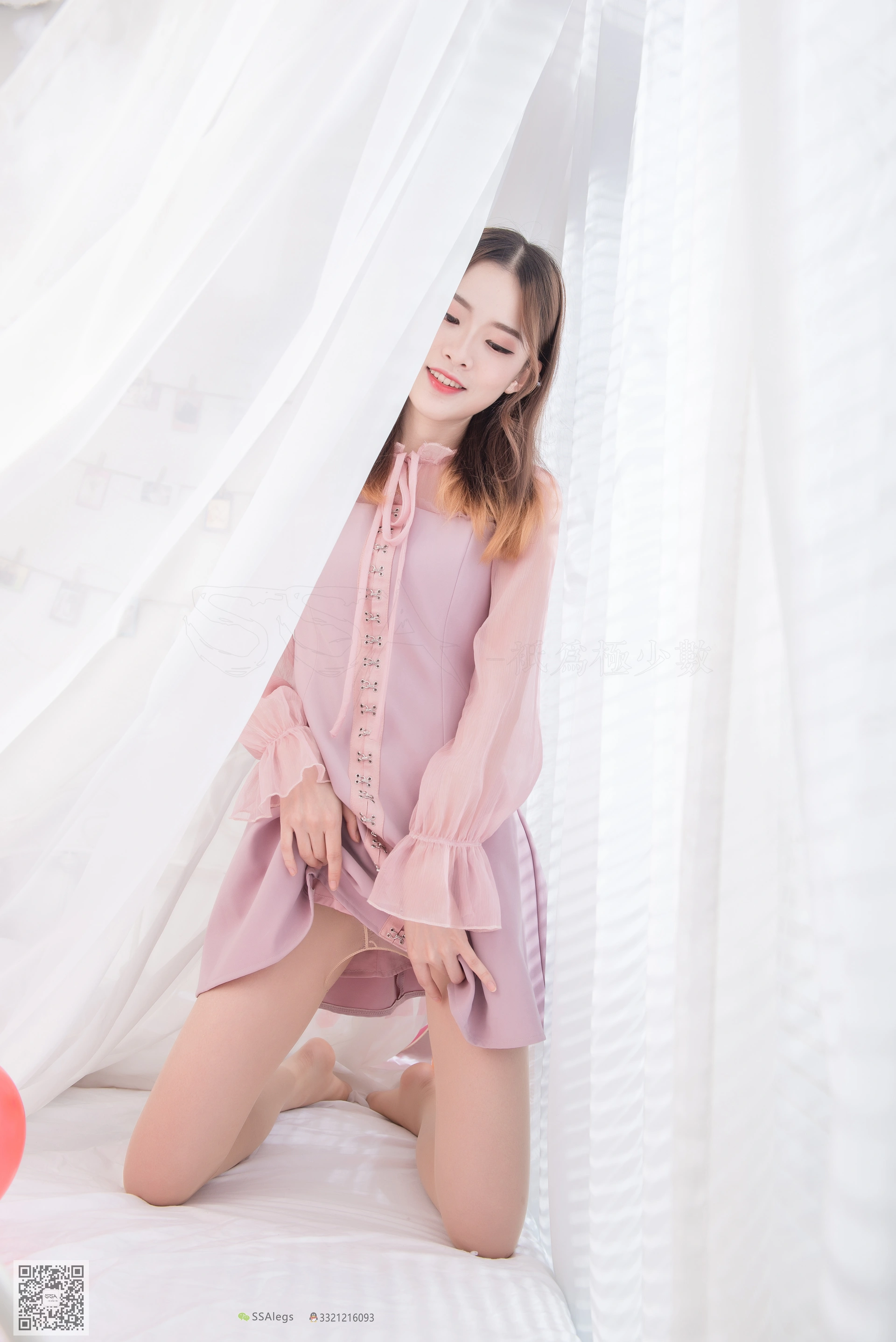 SSA丝社 超清写真 NO.027 琪琪 肉色开档丝袜 清纯美女的诱惑[99P-887MB]