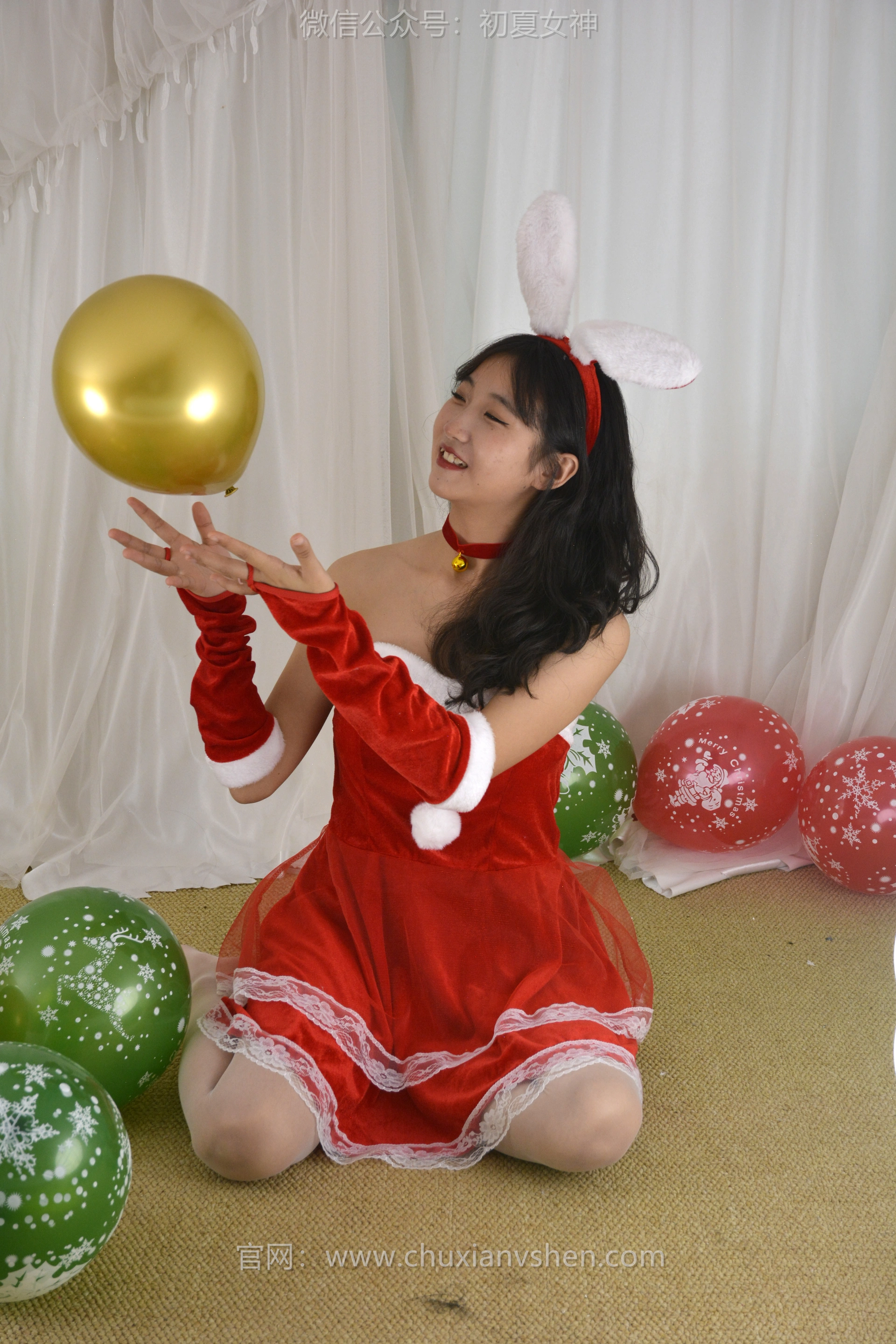 初夏女神 NO.117 点点、双双 圣诞快乐[140P+2V／3.44GB]