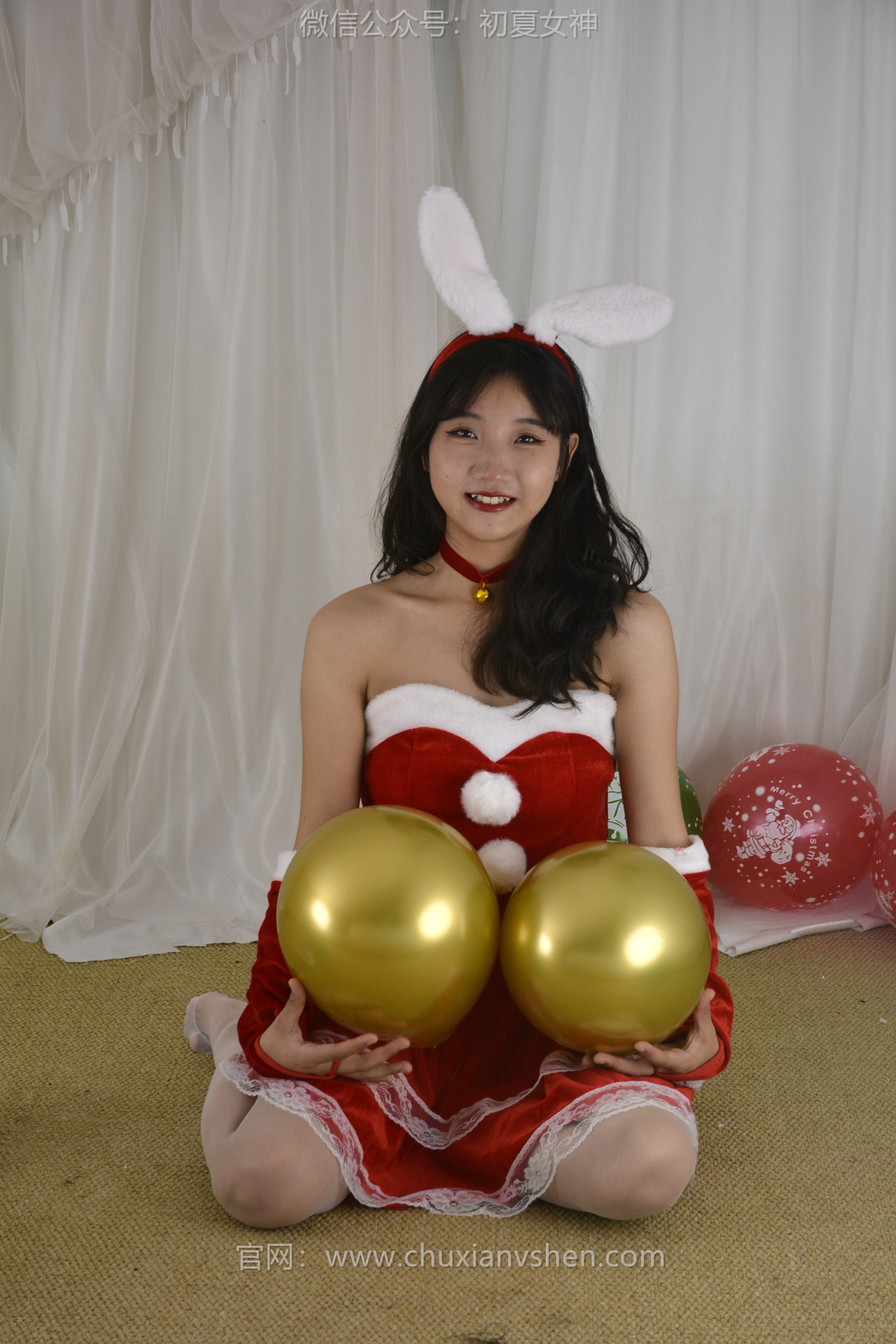 初夏女神 NO.117 点点、双双 圣诞快乐[140P+2V／3.44GB]
