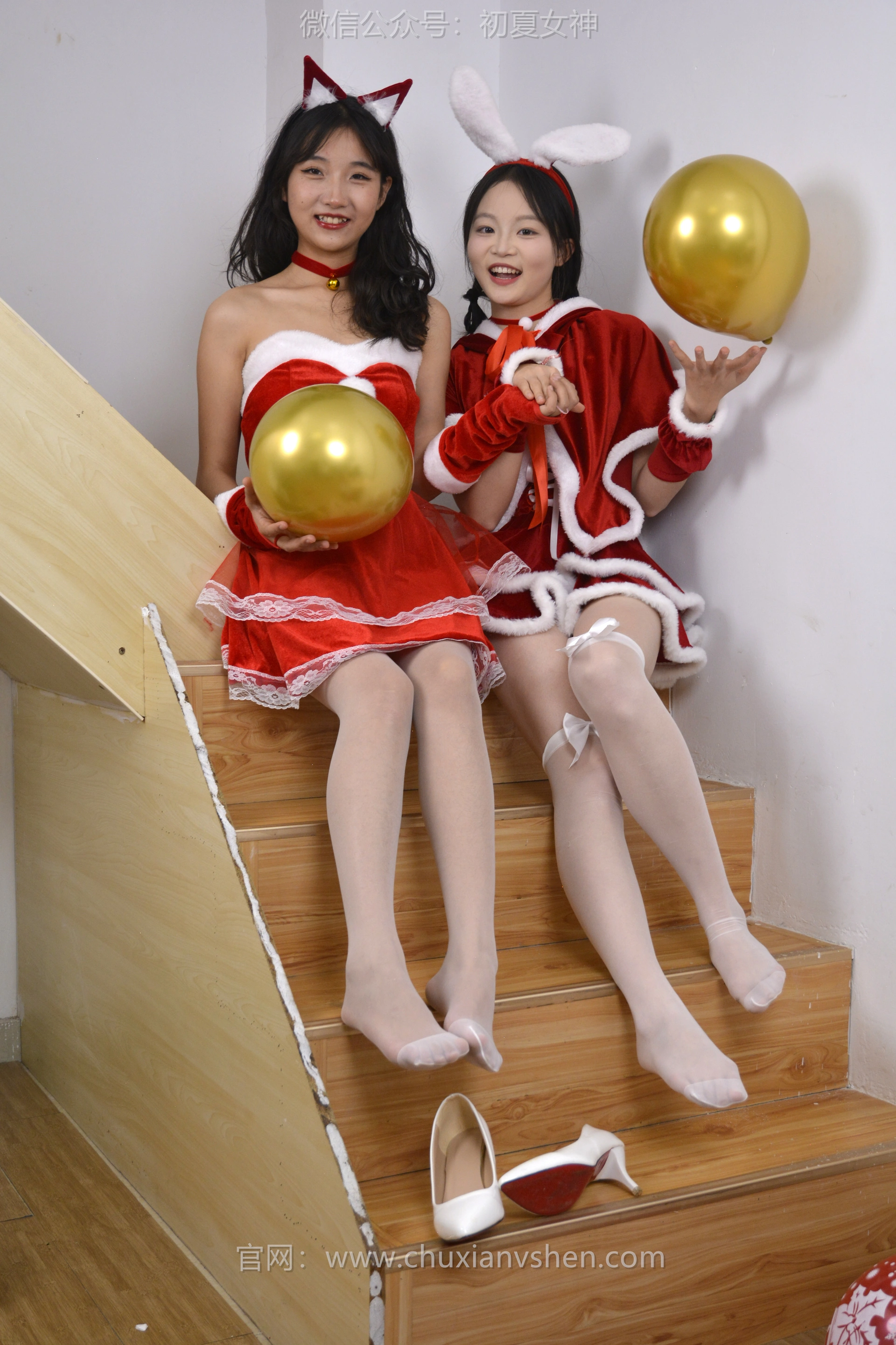 初夏女神 NO.117 点点、双双 圣诞快乐[140P+2V／3.44GB]