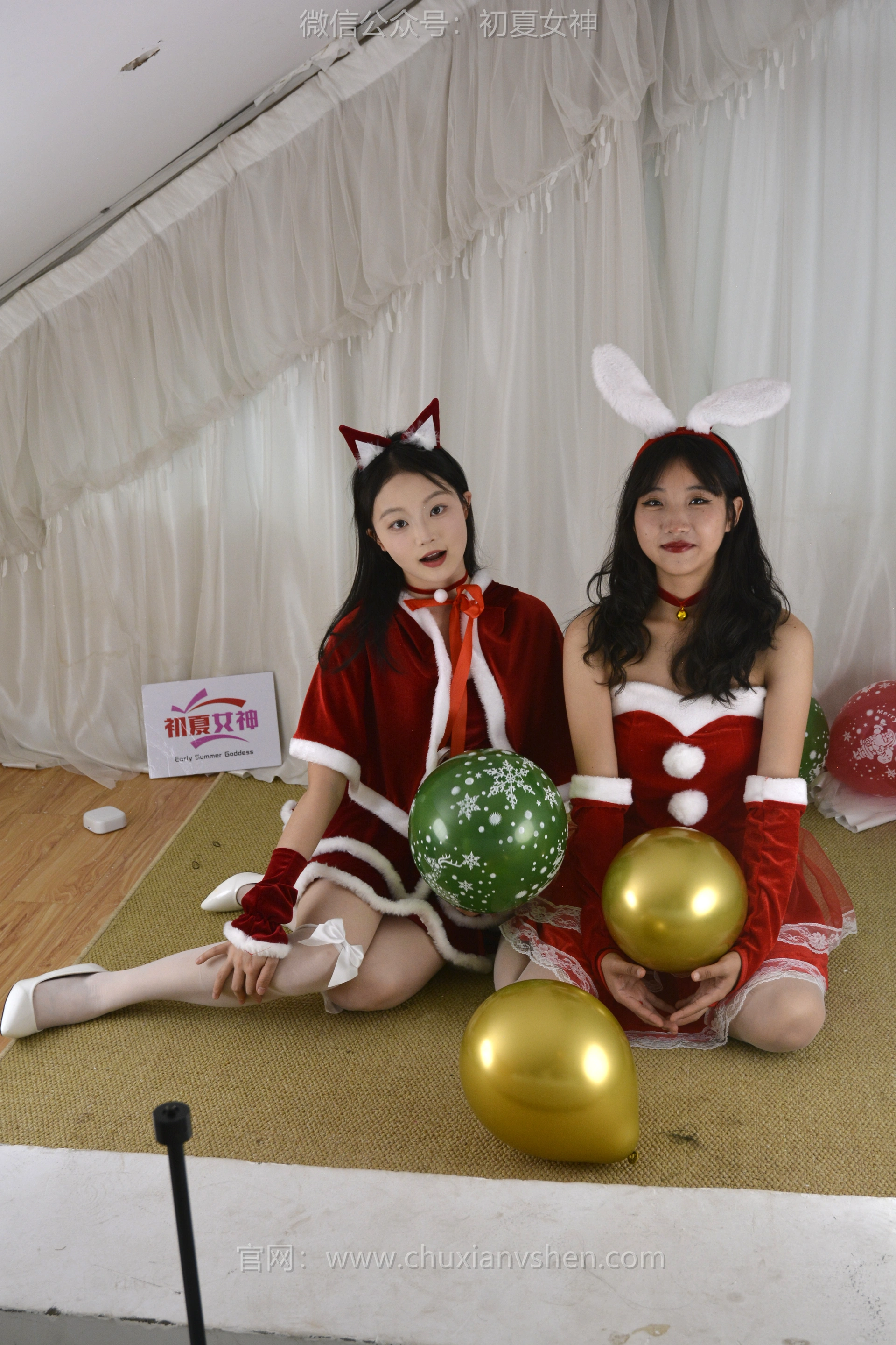 初夏女神 NO.117 点点、双双 圣诞快乐[140P+2V／3.44GB]