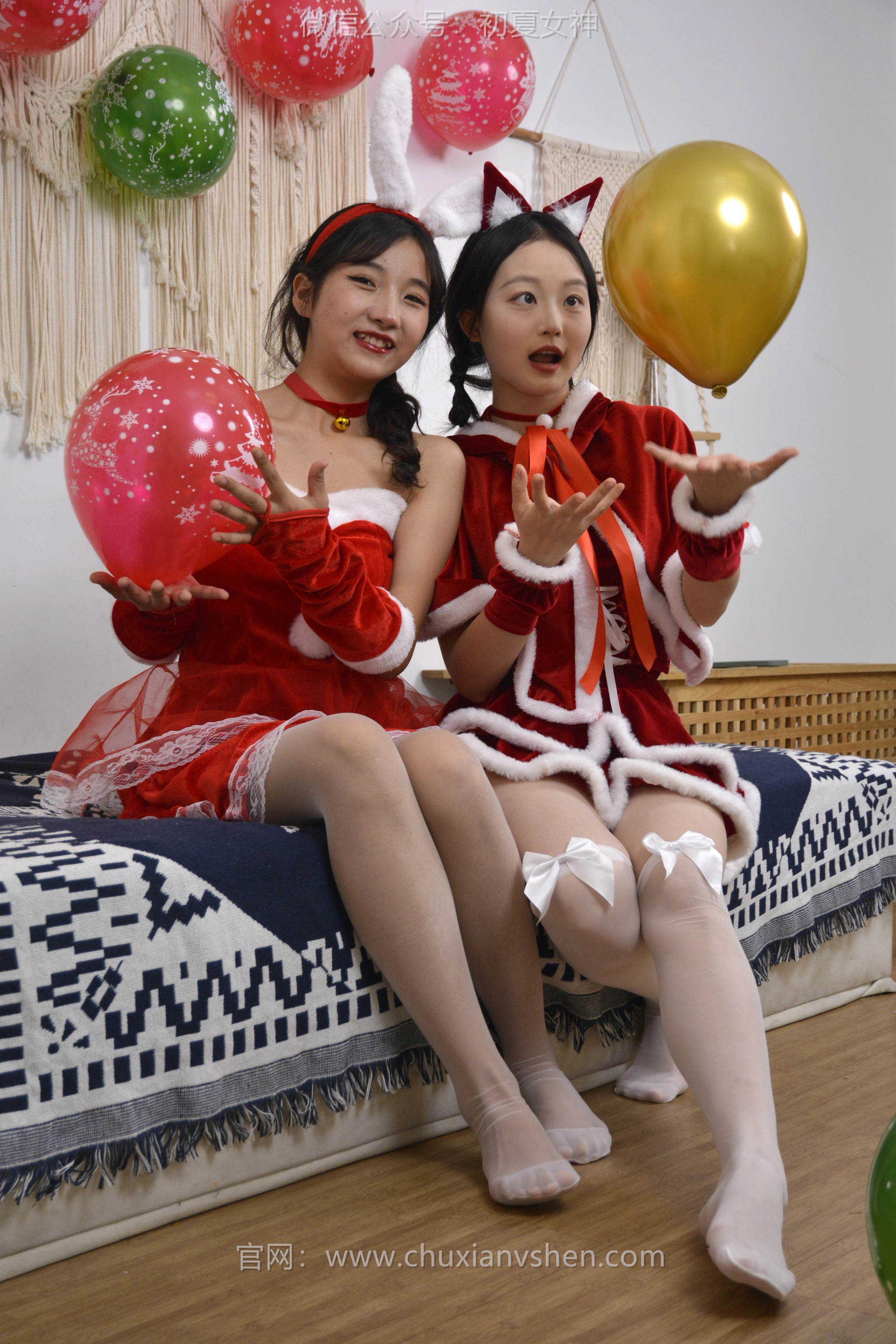 初夏女神 NO.117 点点、双双 圣诞快乐[140P+2V／3.44GB]