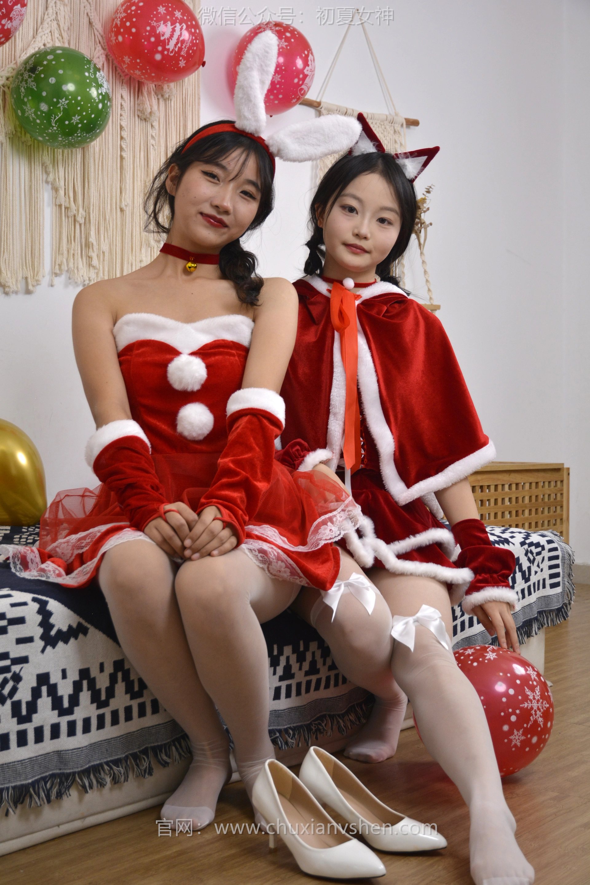 初夏女神 NO.117 点点、双双 圣诞快乐[140P+2V／3.44GB]