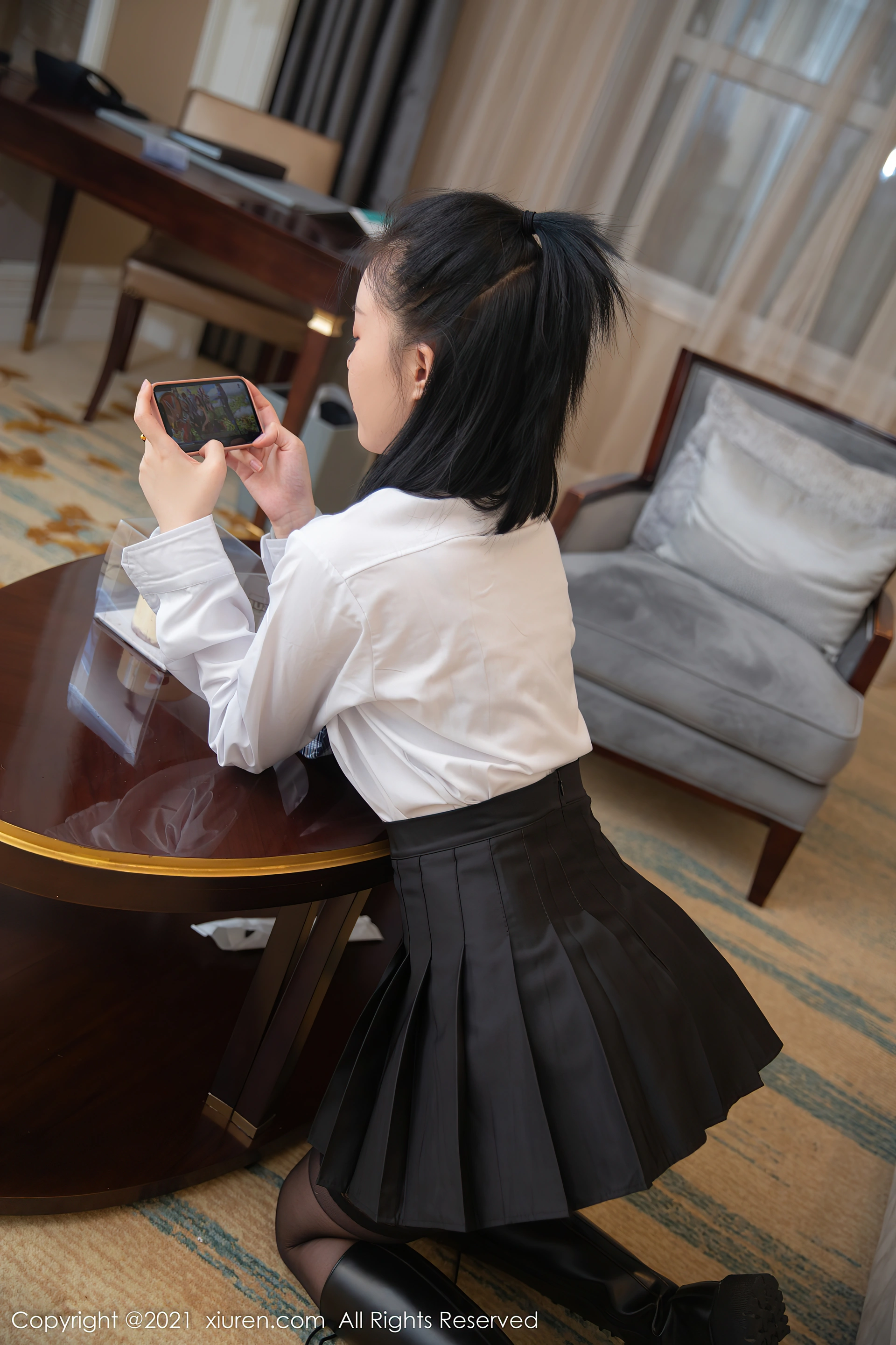 XiuRen秀人网 2021.12.21 No.4364 一颗甜蛋黄a 性感黑丝[79+1P 740MB]