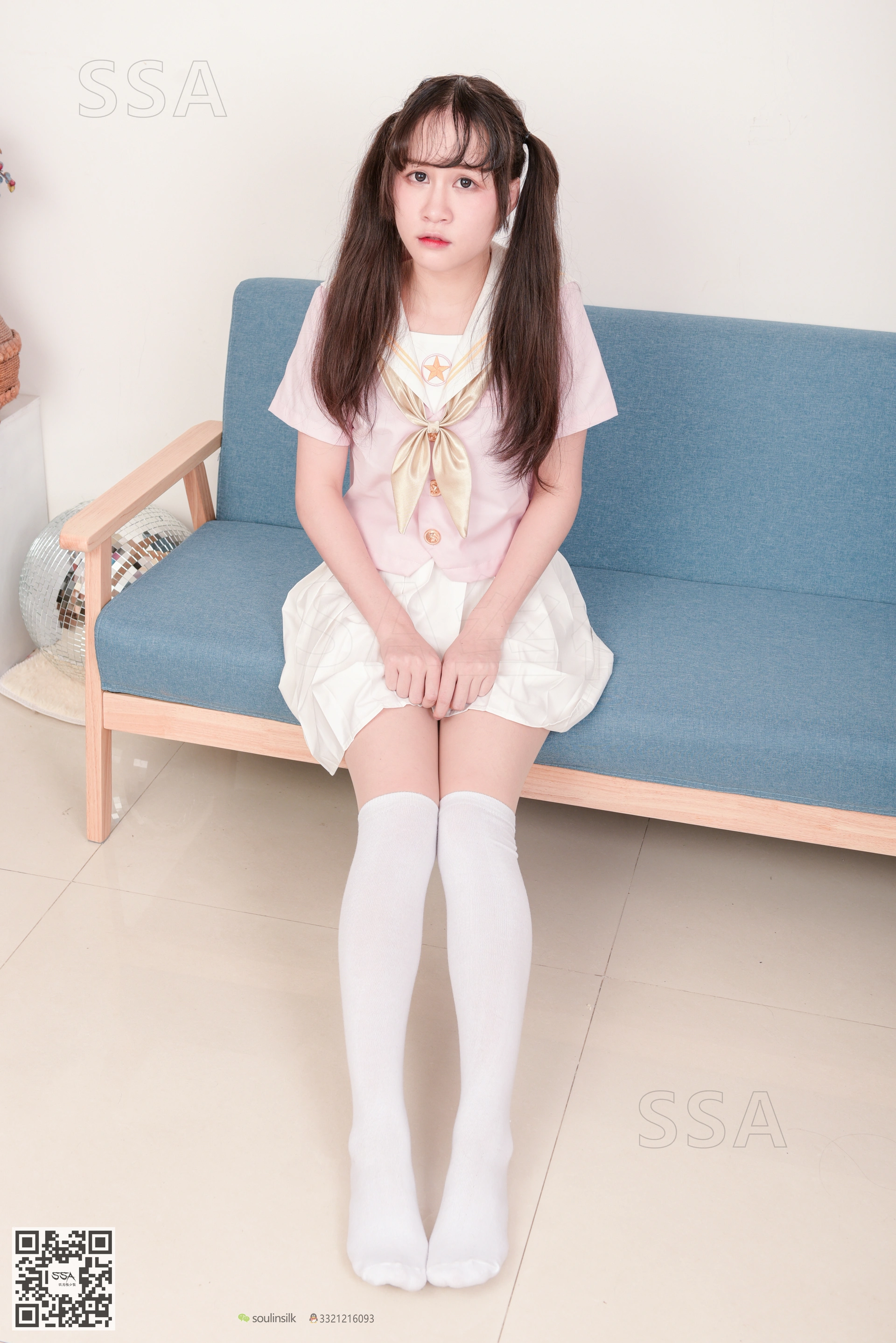 SSA丝社 超清写真 NO.144 丹丹粉色JK制服 [195P-2.56GB]