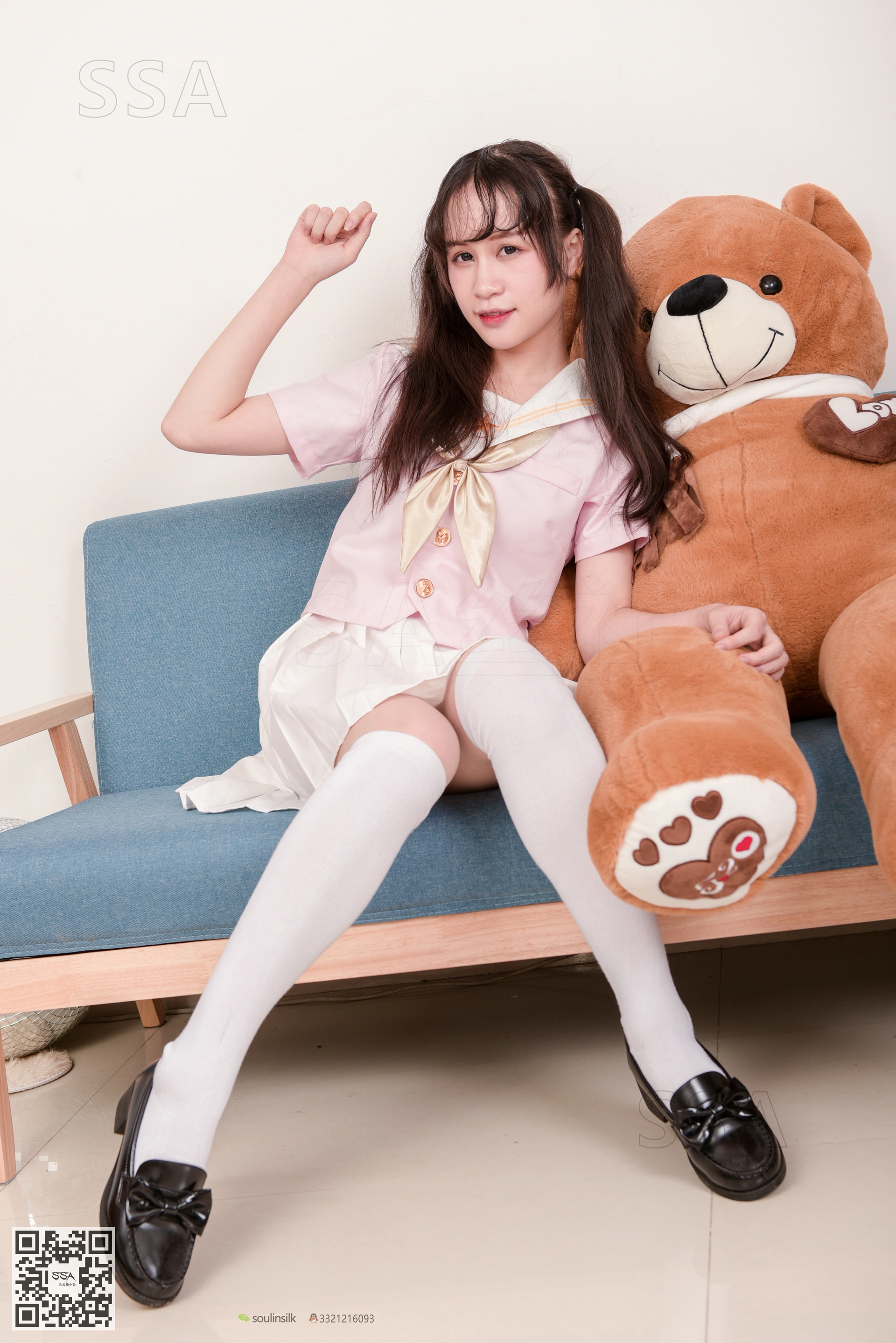SSA丝社 超清写真 NO.144 丹丹粉色JK制服 [195P-2.56GB]