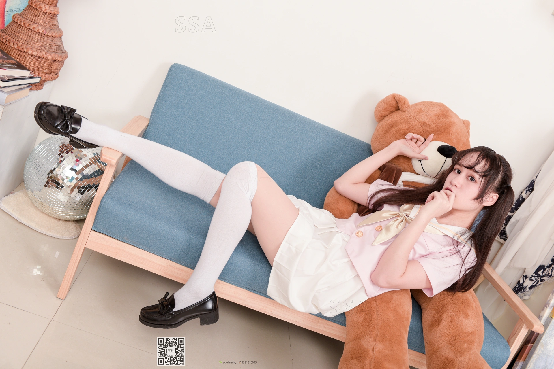 SSA丝社 超清写真 NO.144 丹丹粉色JK制服 [195P-2.56GB]