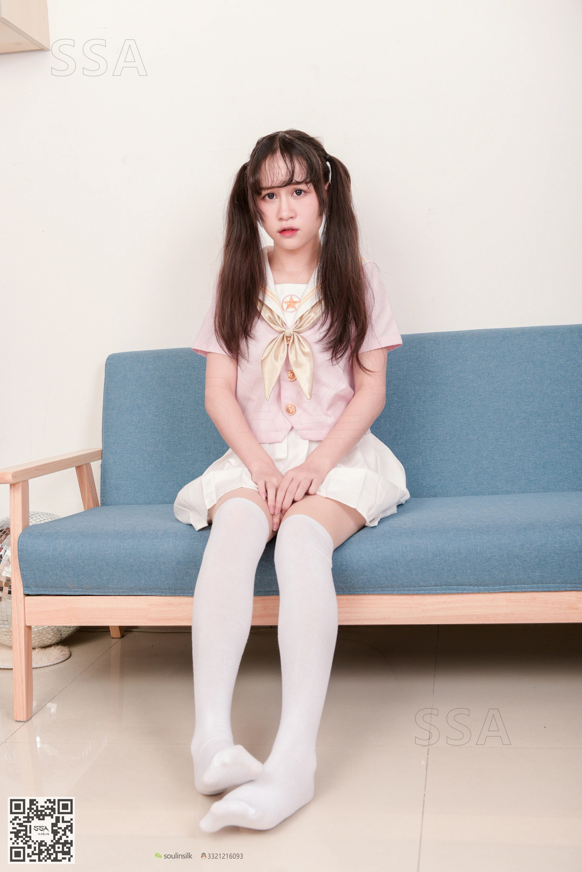SSA丝社 超清写真 NO.144 丹丹粉色JK制服 [195P-2.56GB]