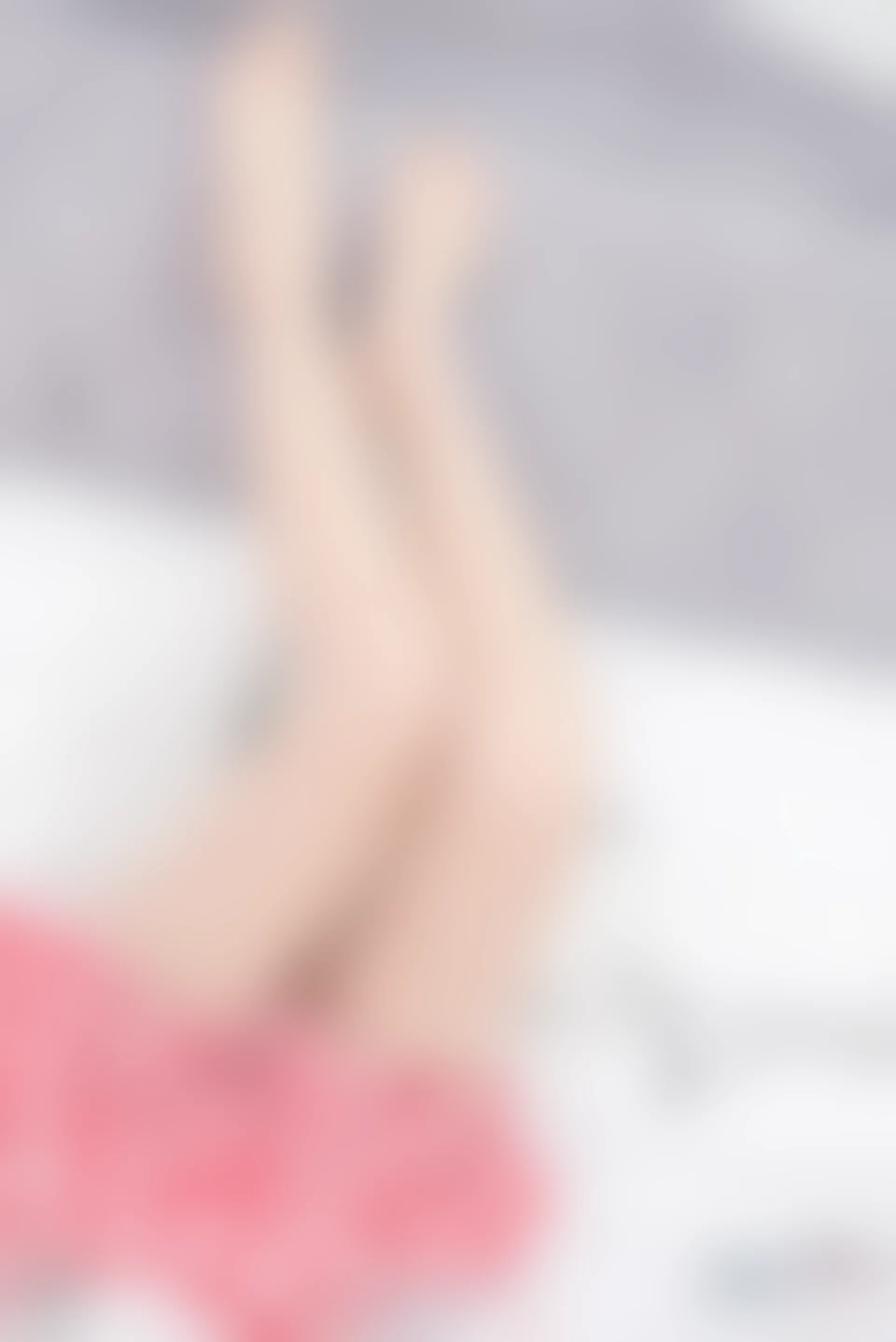 SSA丝社 超清写真 NO.033 大大 红白格子齐臀超短裙肉丝[99P-809MB]