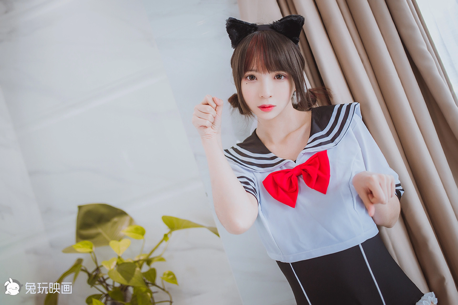 兔玩映画 夏日泳装 Vol.004 萌猫娘 [59P-72MB]
