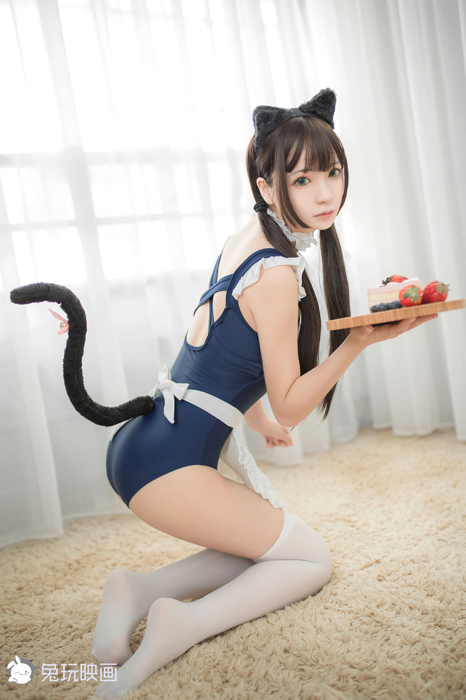 兔玩映画 夏日泳装 Vol.004 萌猫娘 [59P-72MB]