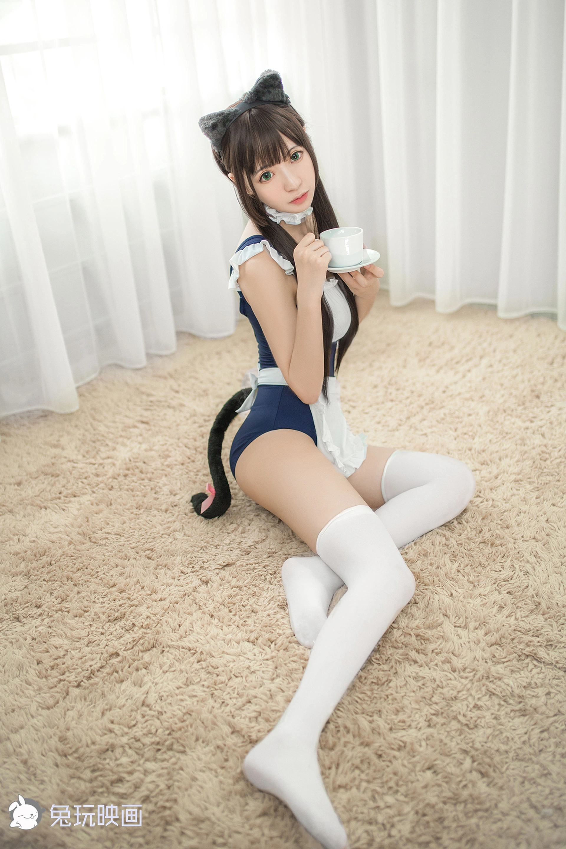 兔玩映画 夏日泳装 Vol.004 萌猫娘 [59P-72MB]