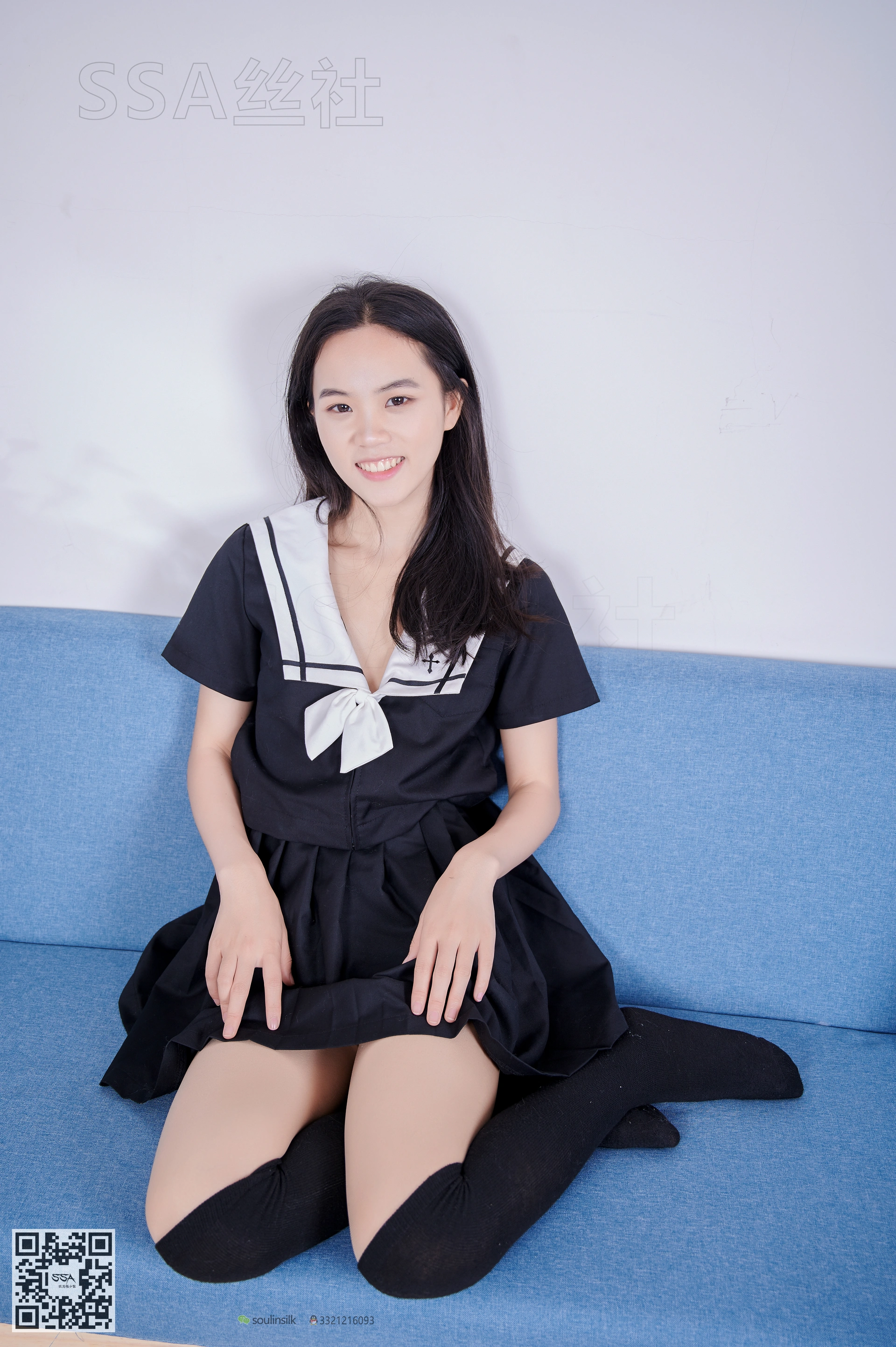 SSA丝社 超清写真 NO.116 慧慧 腿模慧慧清纯JK学生制服（黑色星期五）[138P-2.14GB]