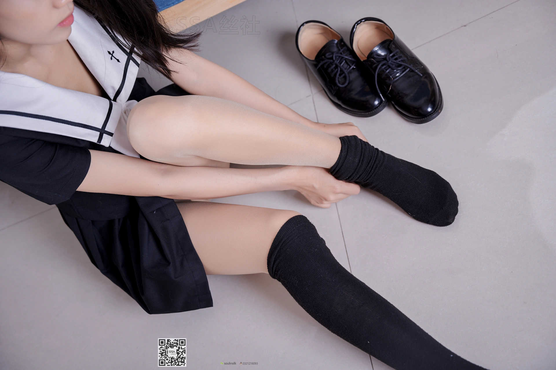 SSA丝社 超清写真 NO.116 慧慧 腿模慧慧清纯JK学生制服（黑色星期五）[138P-2.14GB]