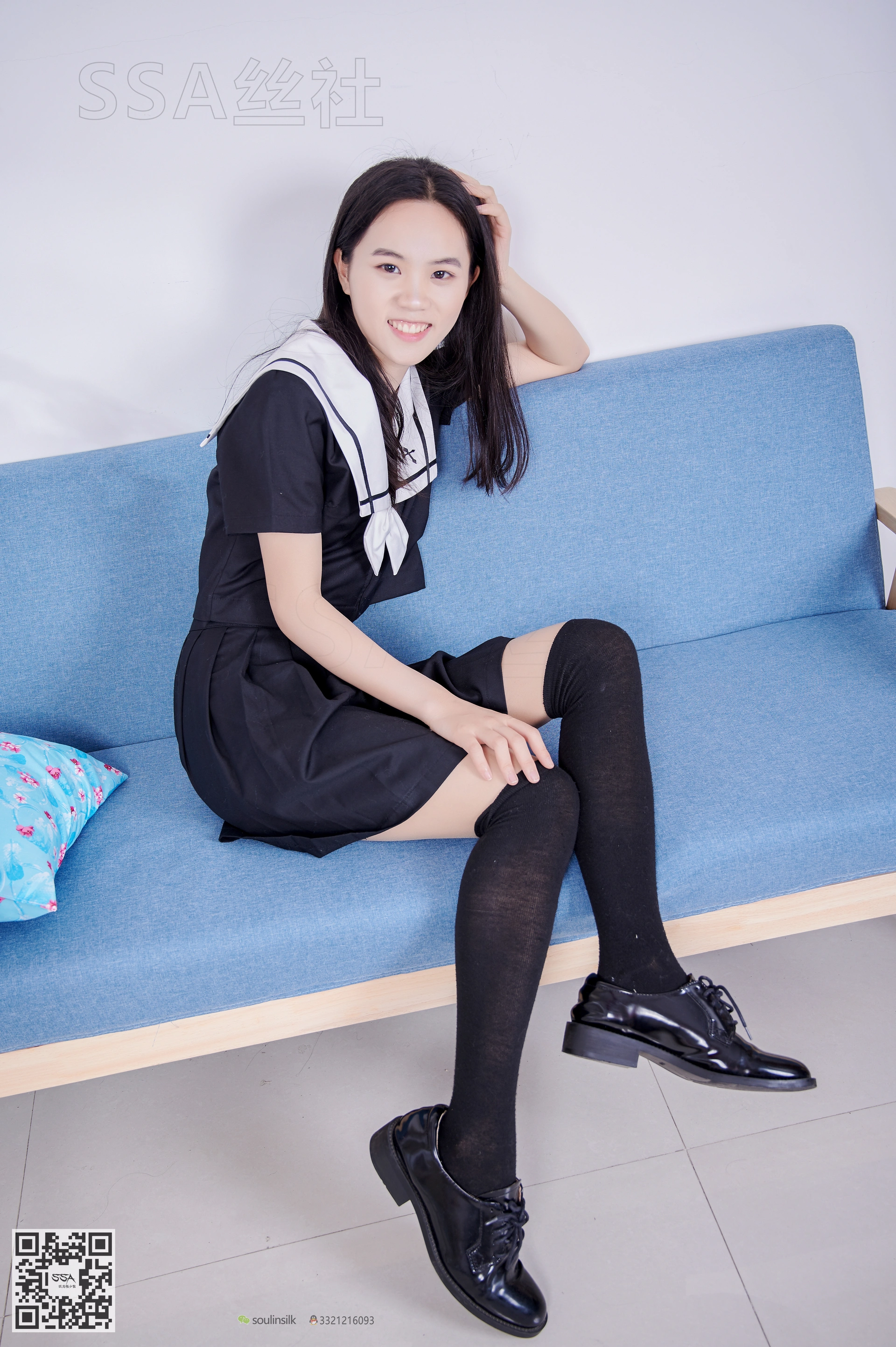 SSA丝社 超清写真 NO.116 慧慧 腿模慧慧清纯JK学生制服（黑色星期五）[138P-2.14GB]