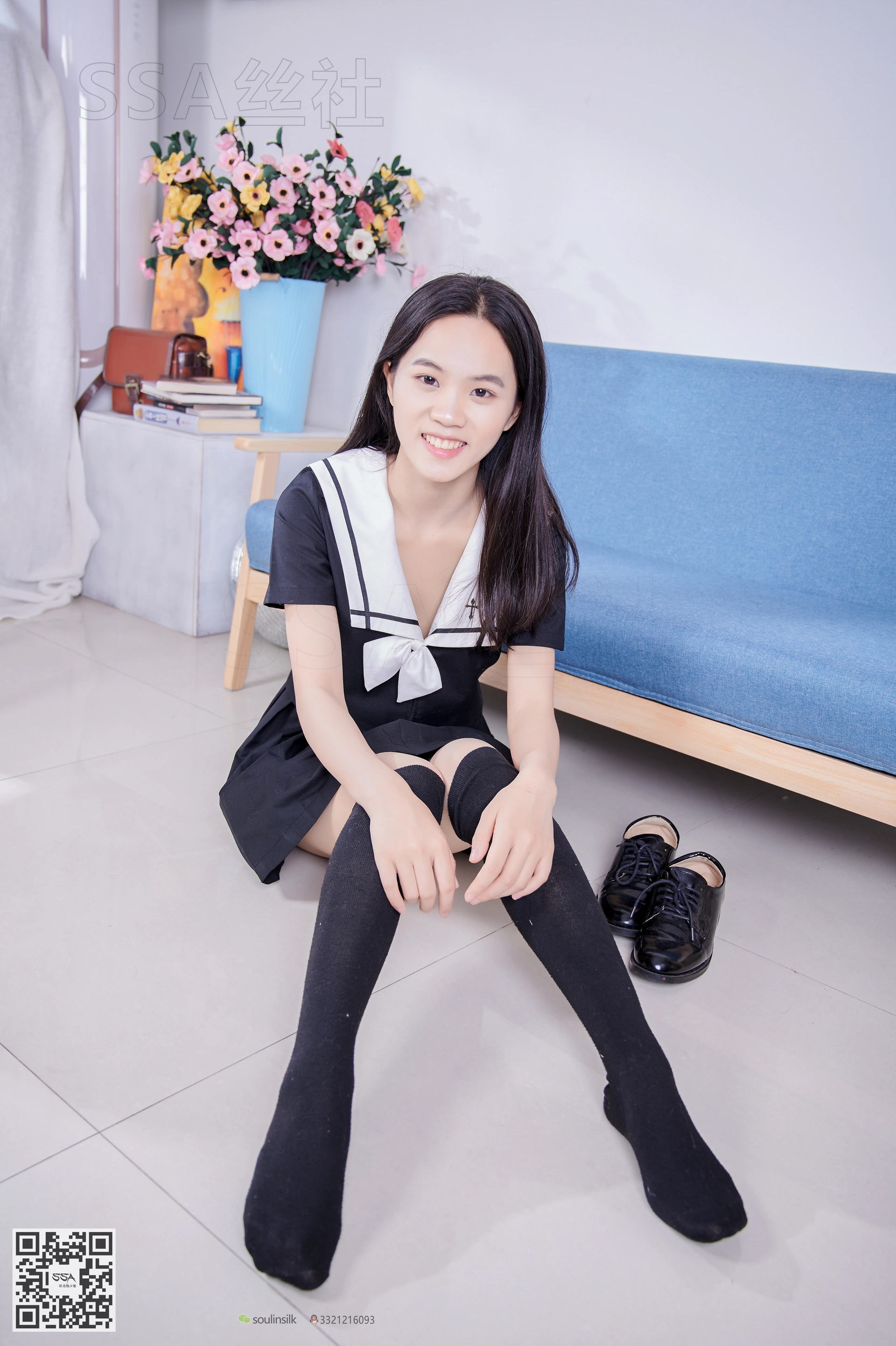 SSA丝社 超清写真 NO.116 慧慧 腿模慧慧清纯JK学生制服（黑色星期五）[138P-2.14GB]