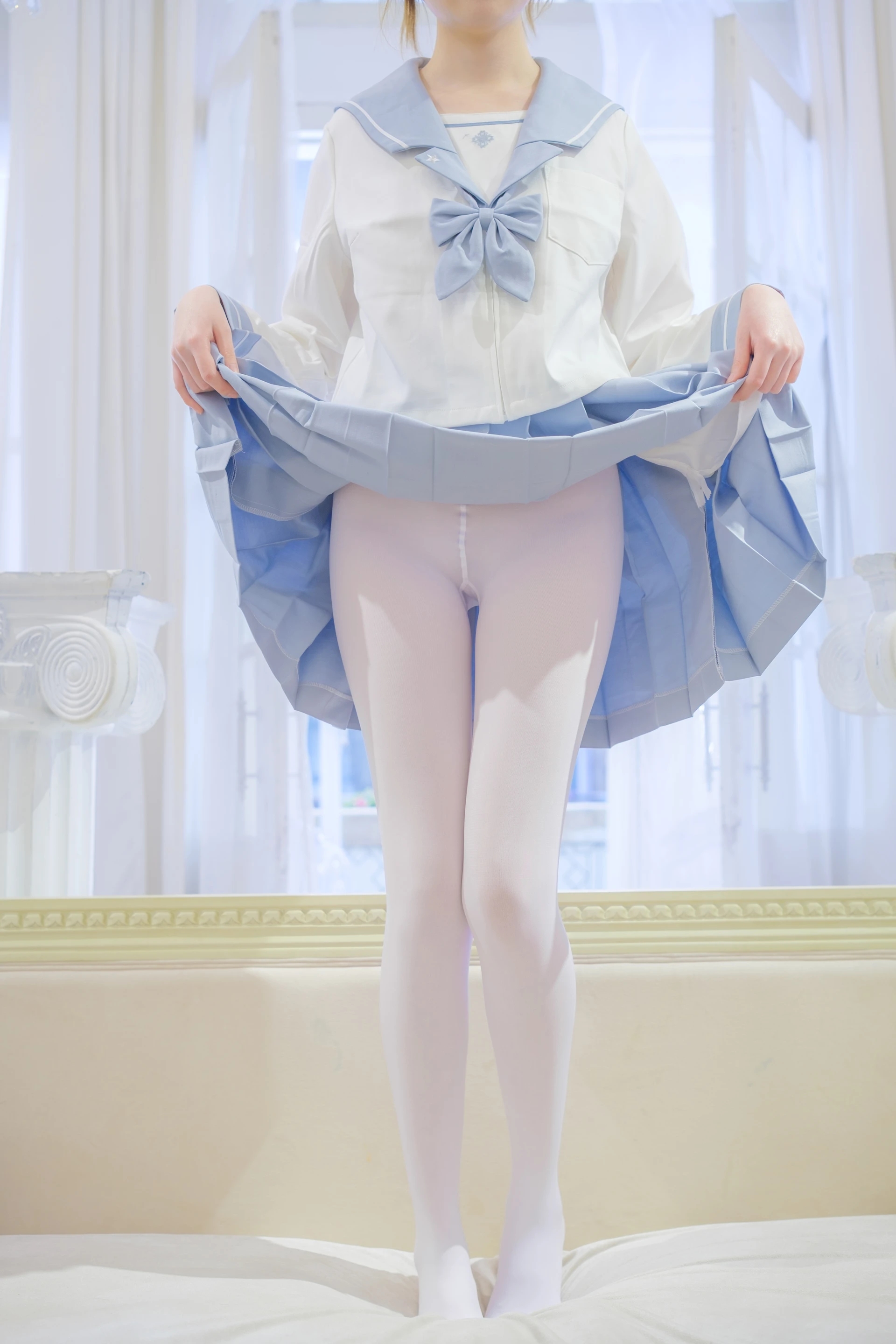 森萝财团 内部VIP系列 微风-04 白丝蓝白JK制服 [102P1V-3.3G]