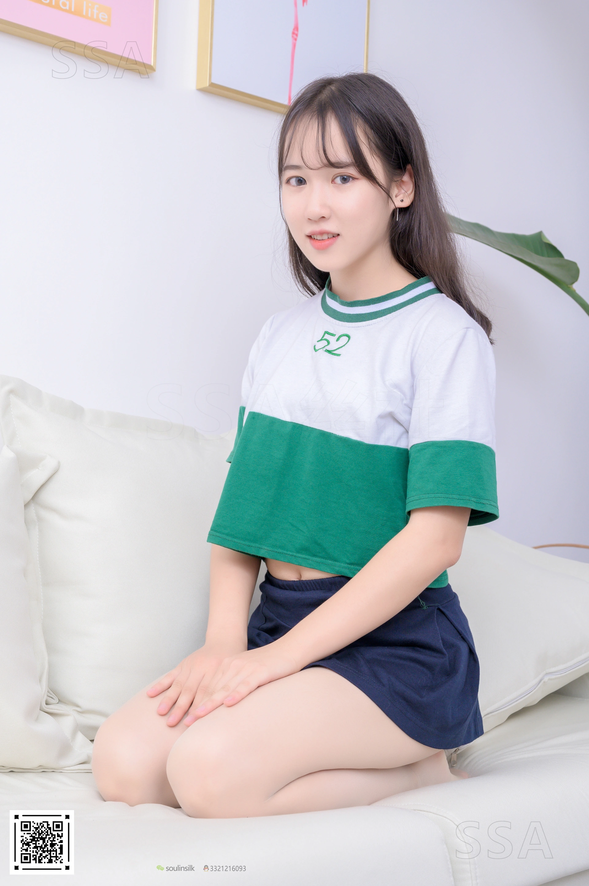 SSA丝社 超清写真 NO.215 小夏 齐臀短裙（上）[99P／1.22GB]