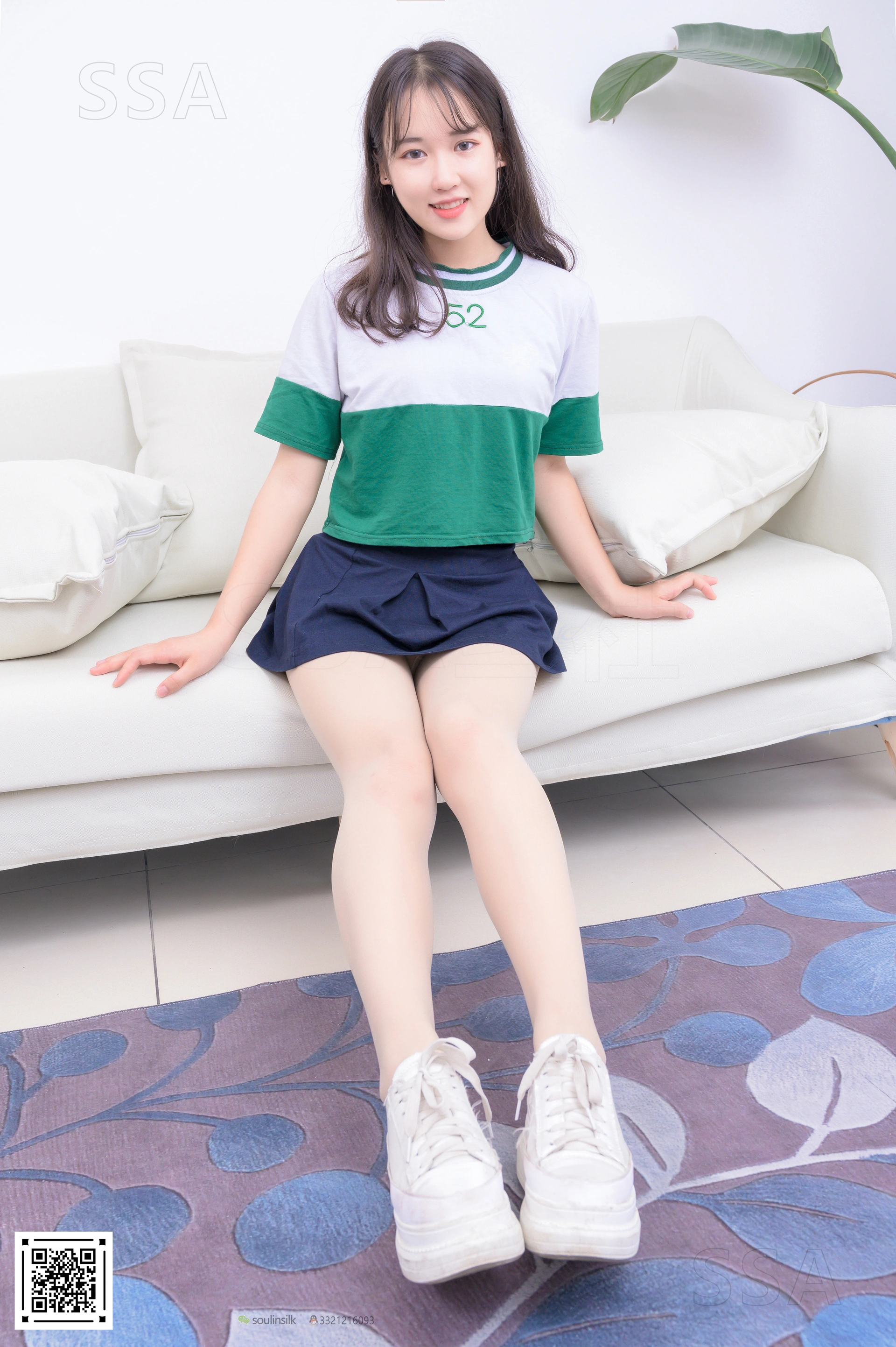 SSA丝社 超清写真 NO.215 小夏 齐臀短裙（上）[99P／1.22GB]