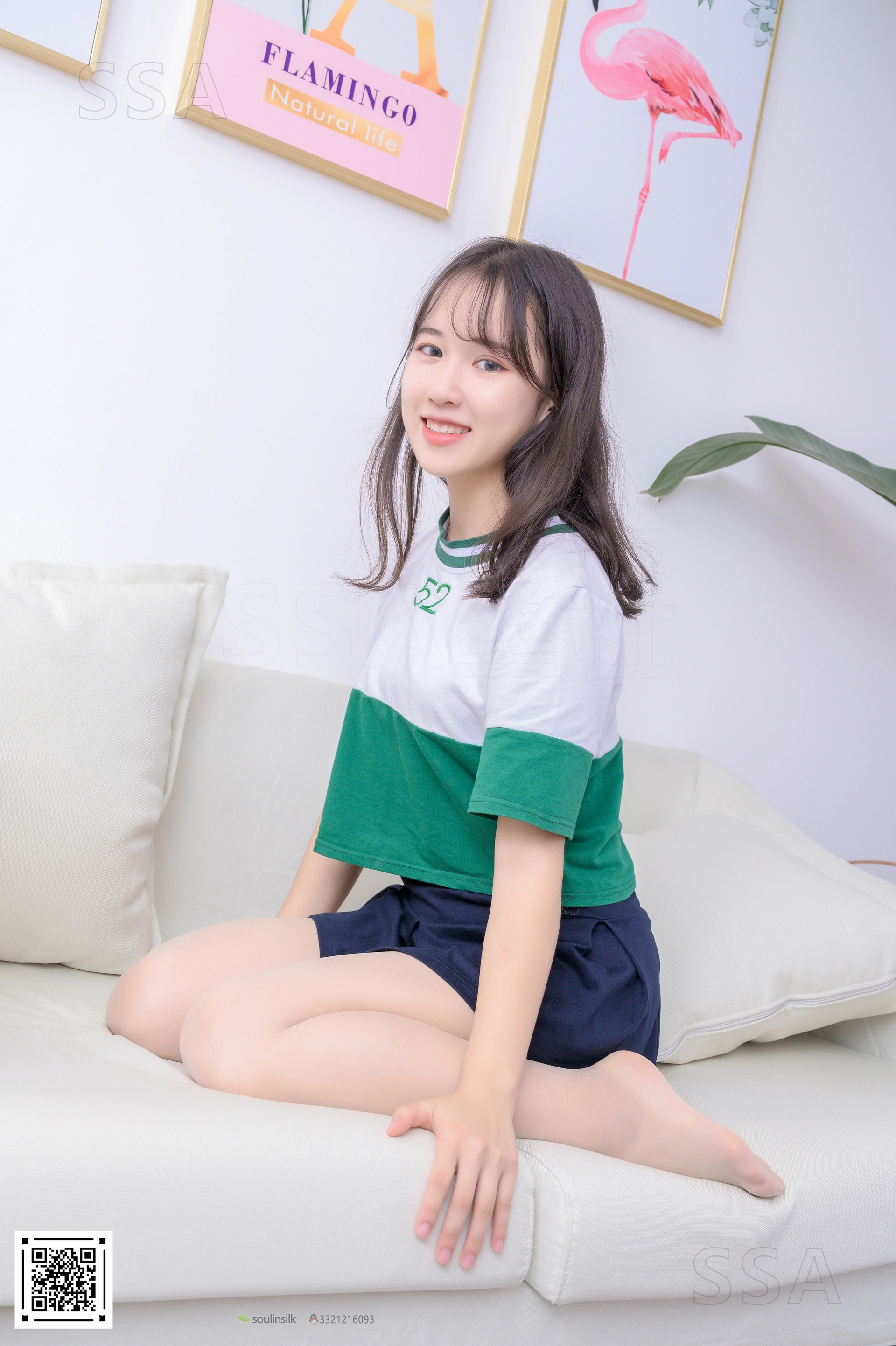 SSA丝社 超清写真 NO.215 小夏 齐臀短裙（上）[99P／1.22GB]