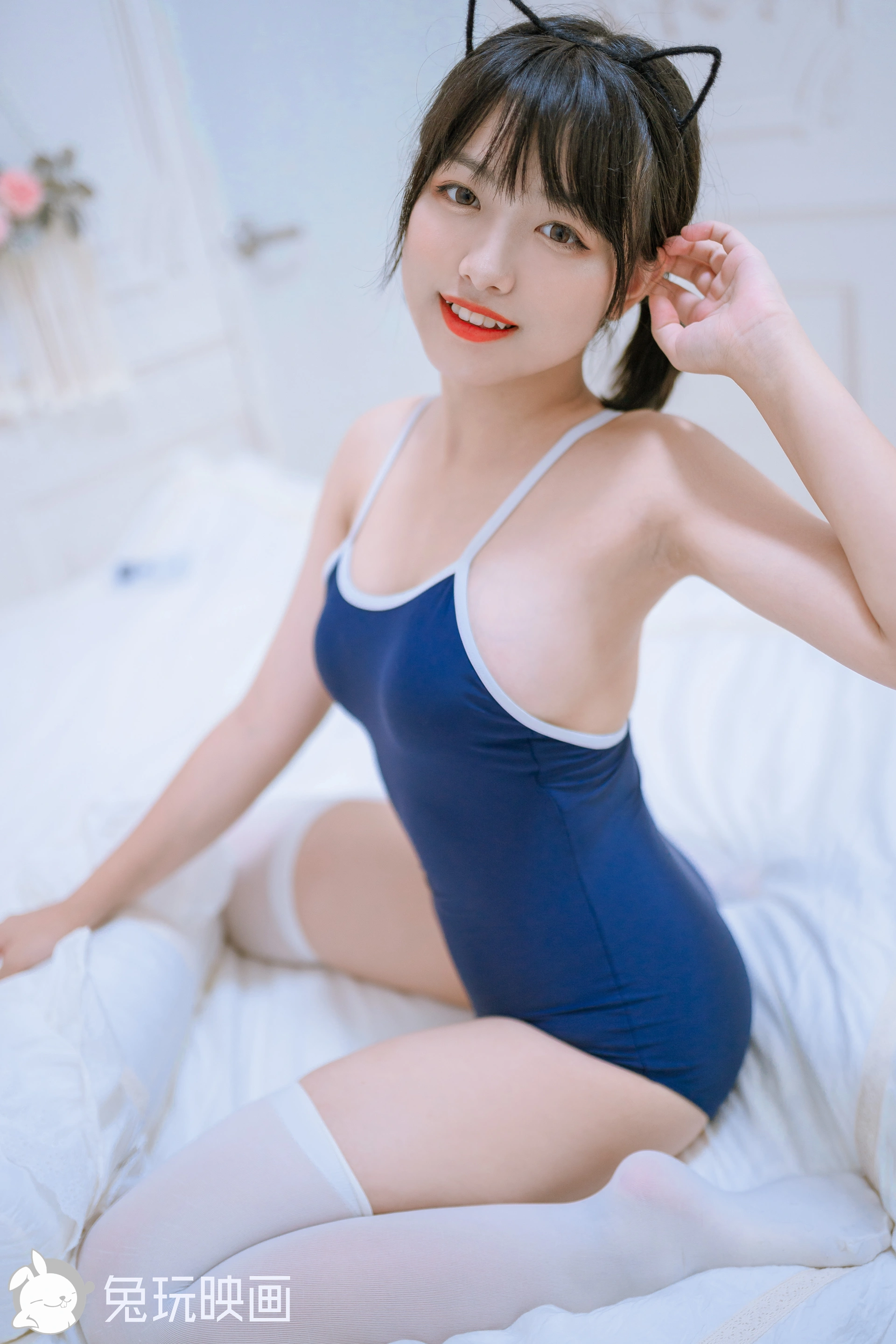 兔玩映画 夏日泳装 Vol.047 猫耳朵 [40P-418MB]