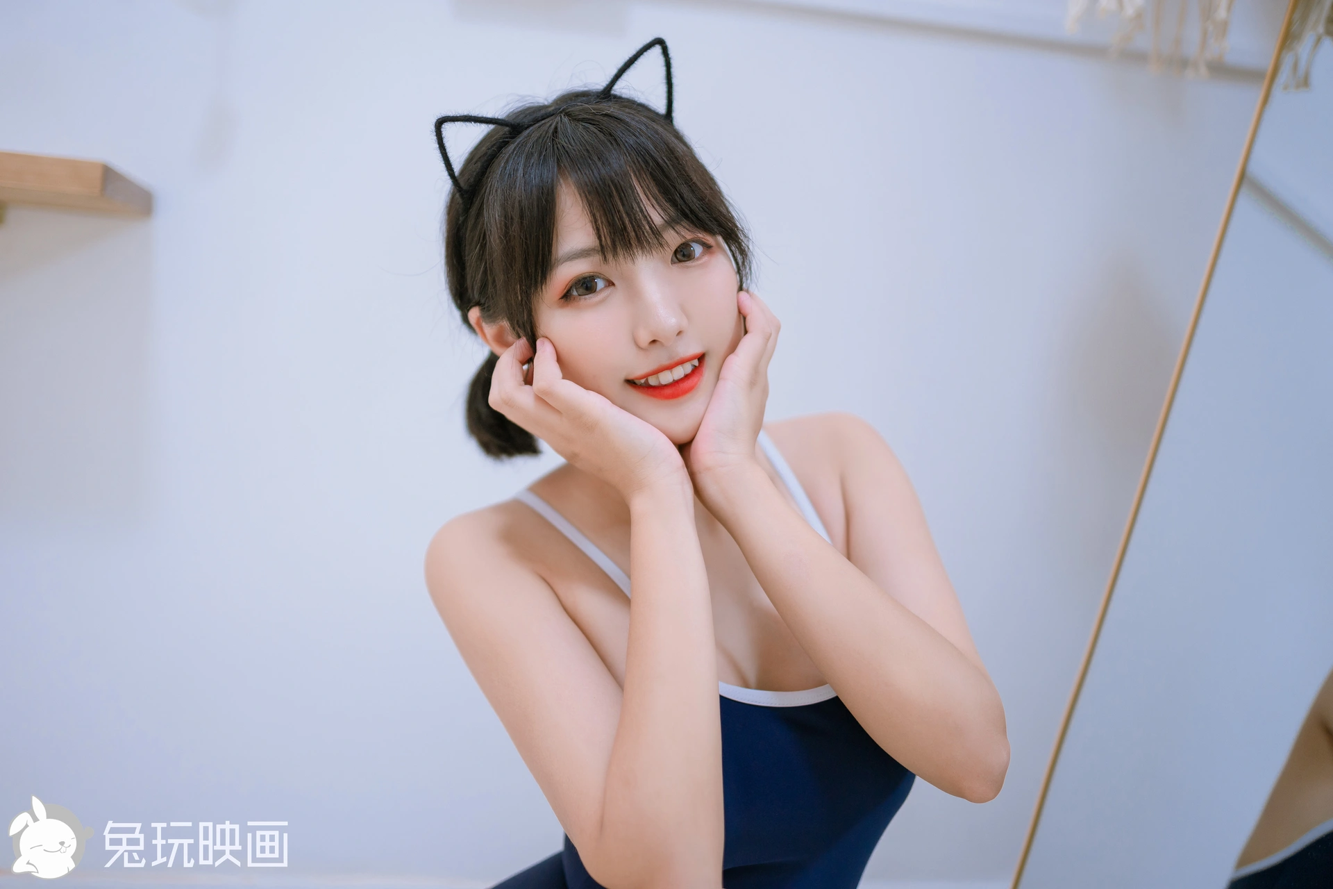 兔玩映画 夏日泳装 Vol.047 猫耳朵 [40P-418MB]