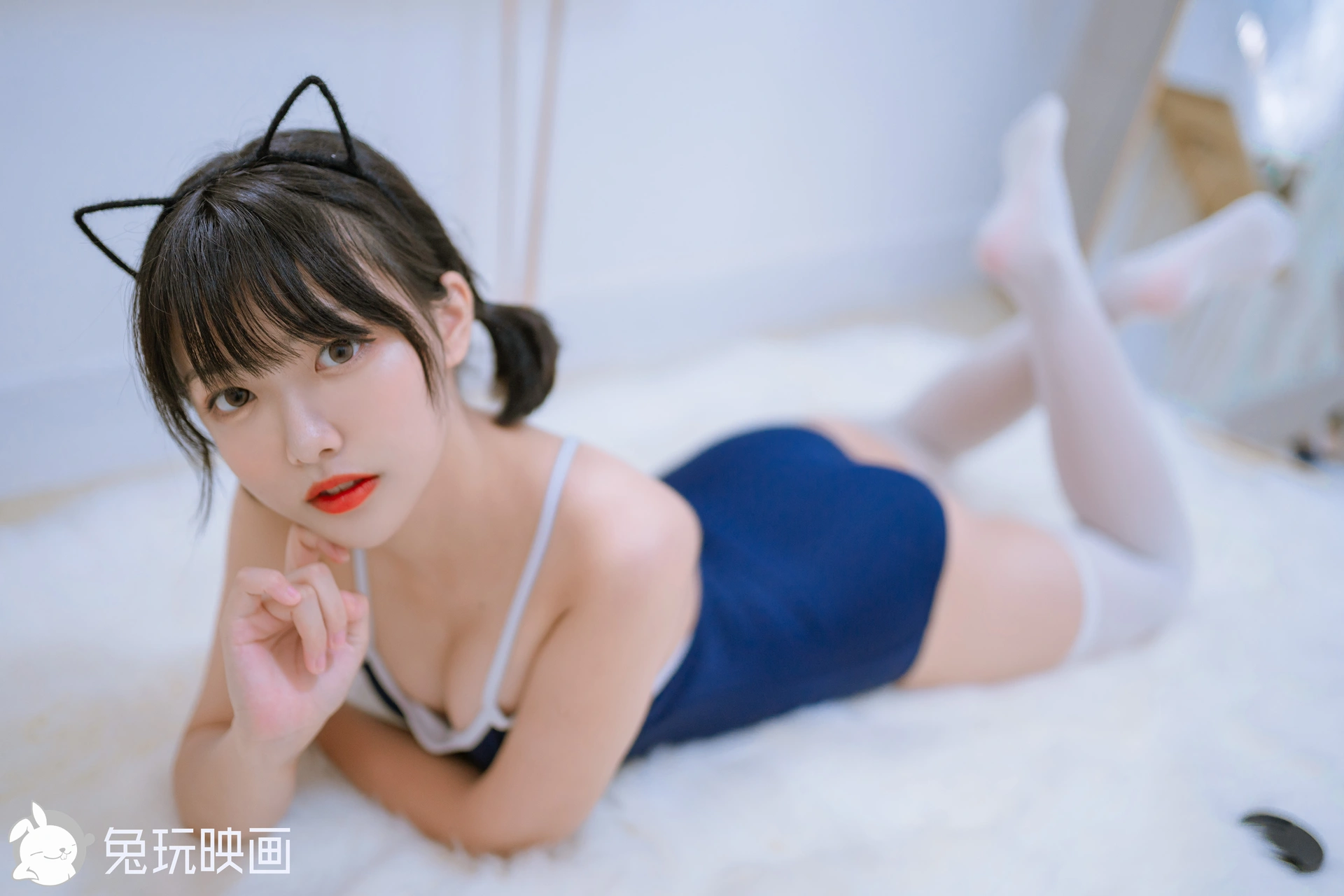 兔玩映画 夏日泳装 Vol.047 猫耳朵 [40P-418MB]