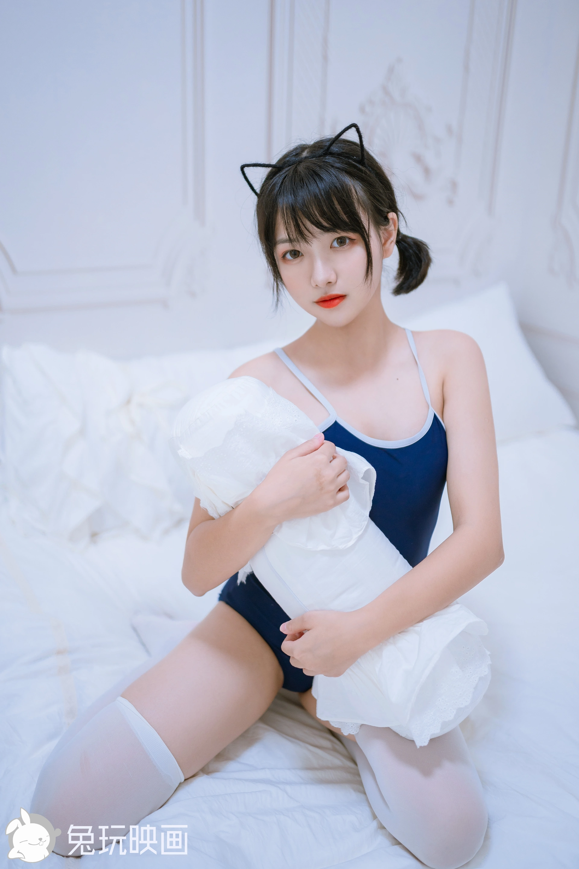 兔玩映画 夏日泳装 Vol.047 猫耳朵 [40P-418MB]