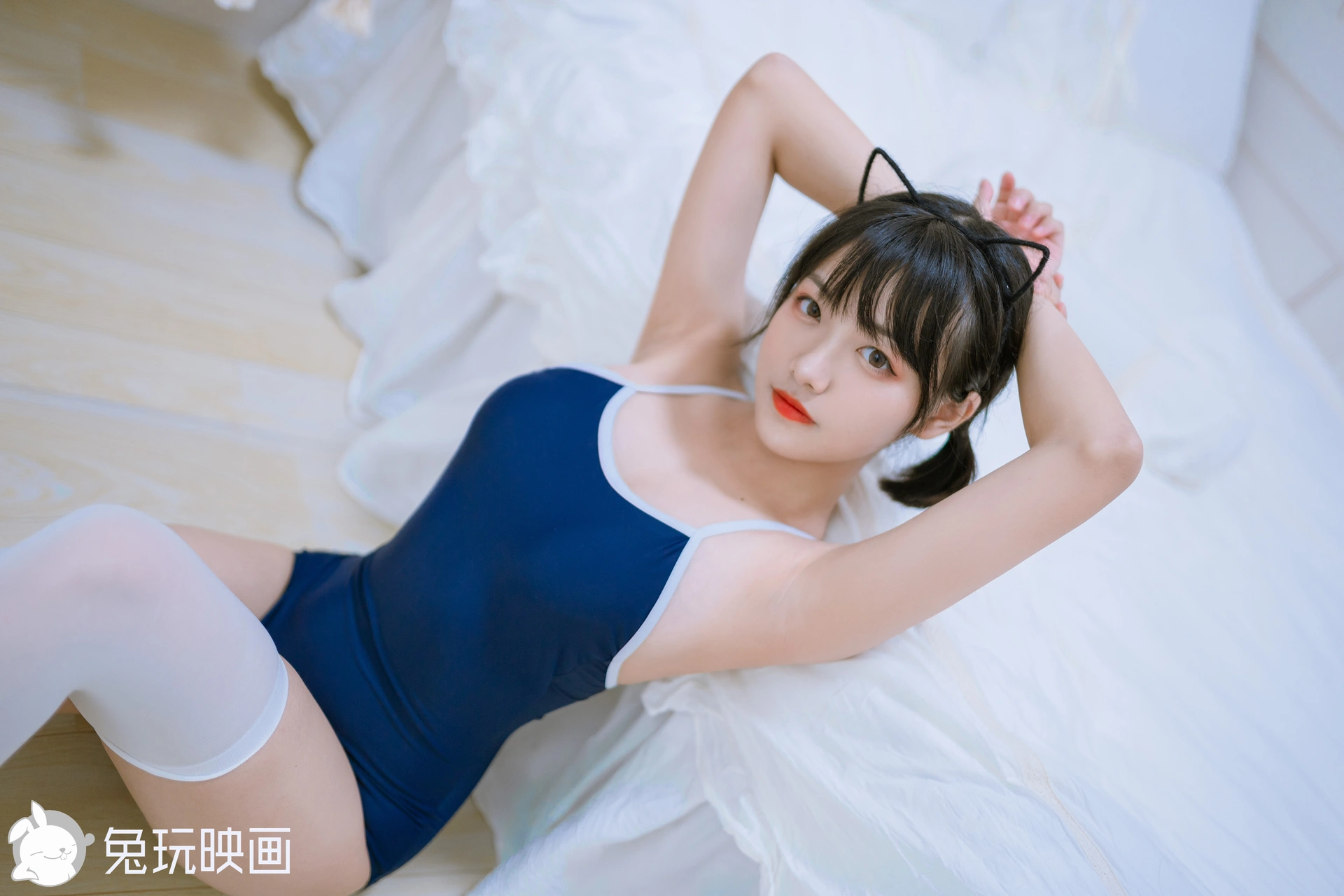 兔玩映画 夏日泳装 Vol.047 猫耳朵 [40P-418MB]
