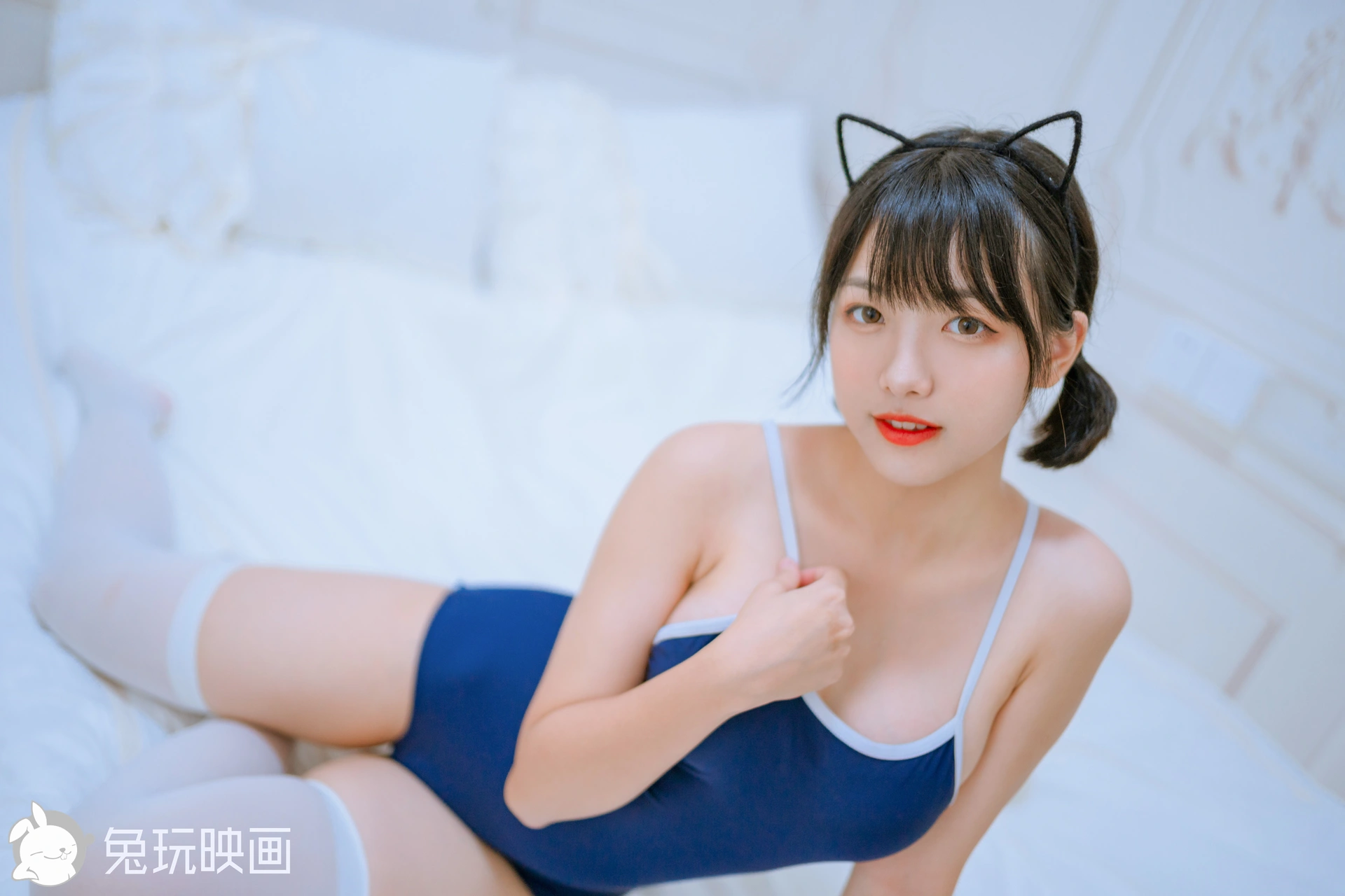 兔玩映画 夏日泳装 Vol.047 猫耳朵 [40P-418MB]