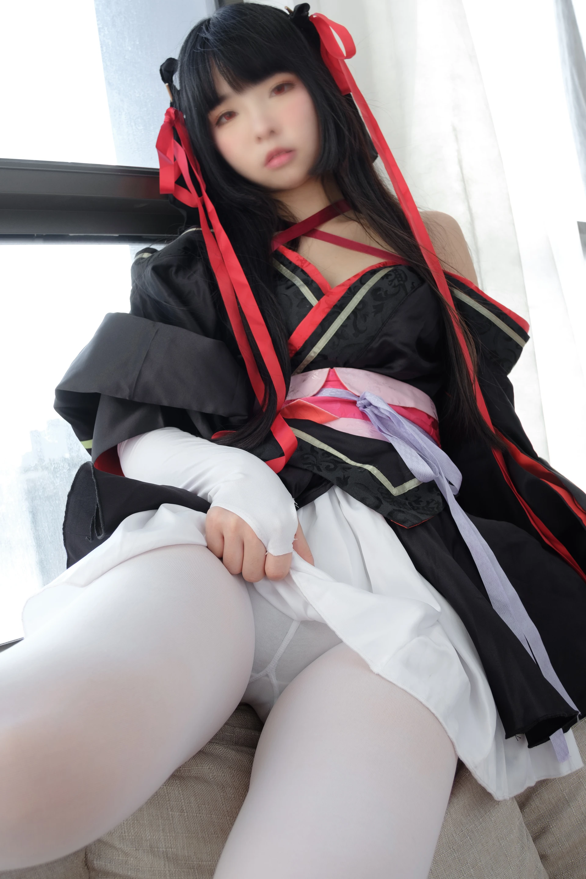 爱花写真 ALPHA-004 [75P-699M]COS, 森萝财团, 爱花写真, 白丝, 美腿