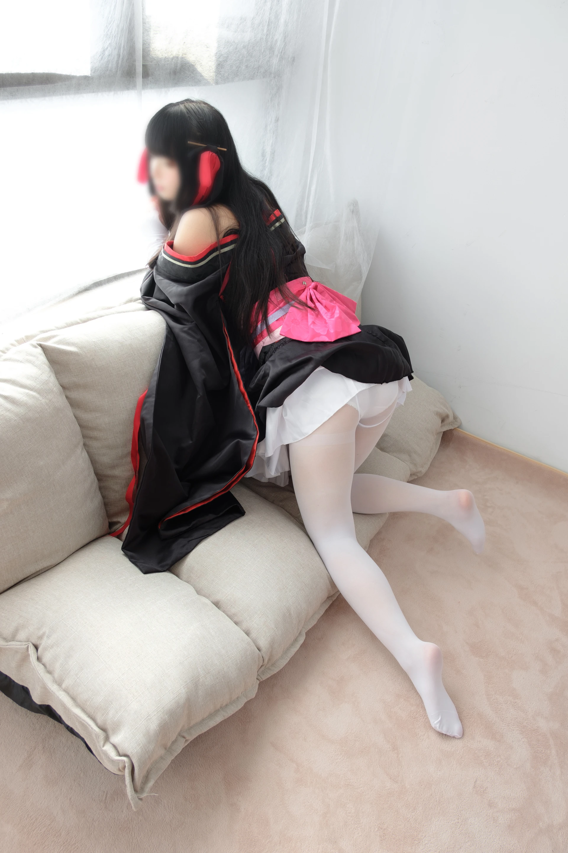 爱花写真 ALPHA-004 [75P-699M]COS, 森萝财团, 爱花写真, 白丝, 美腿