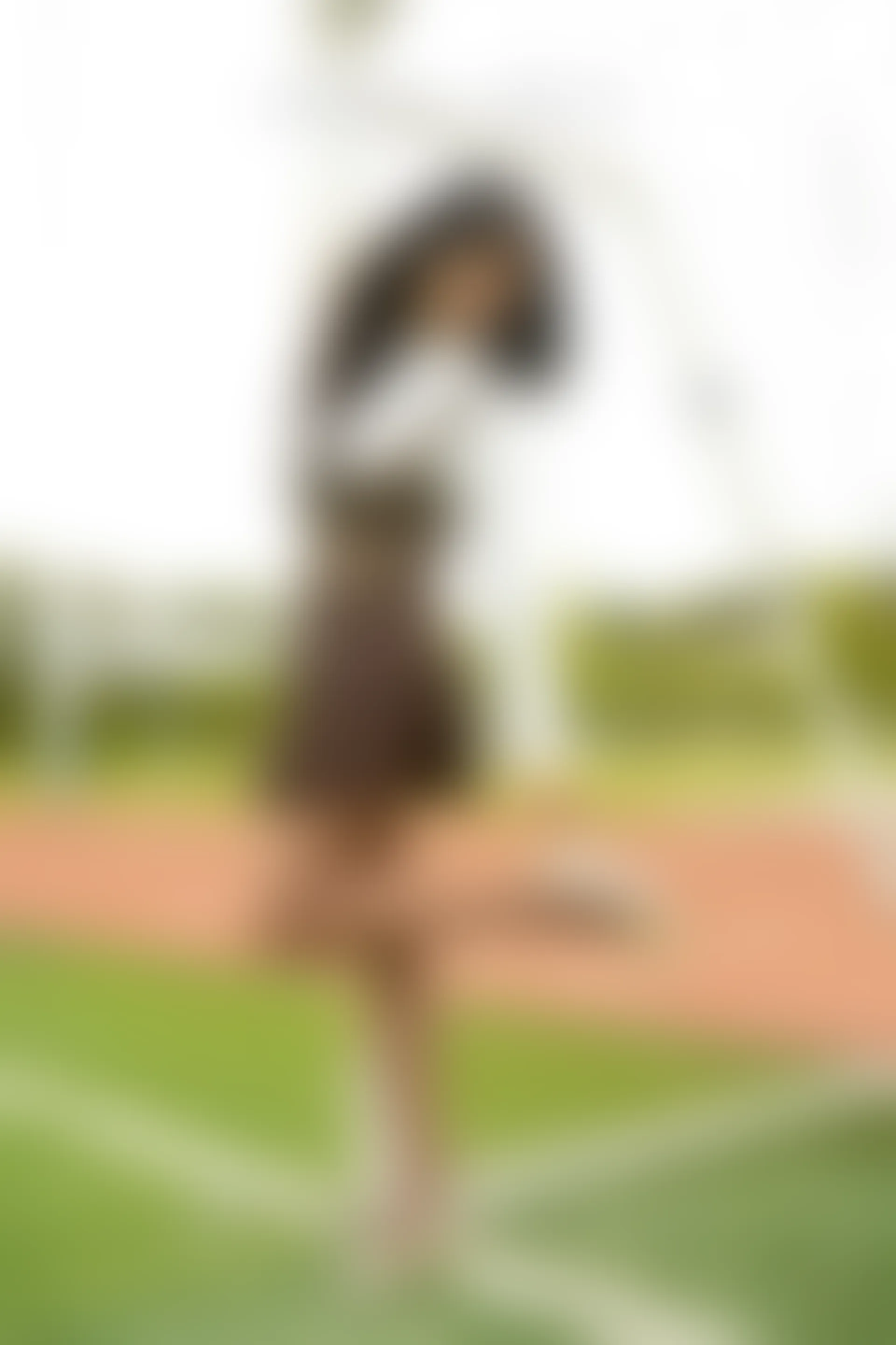 初夏女神 NO.056 点点~【咖啡JK】秋意浓，这该是秋天拥有的颜色[140P-1V-3.33G]