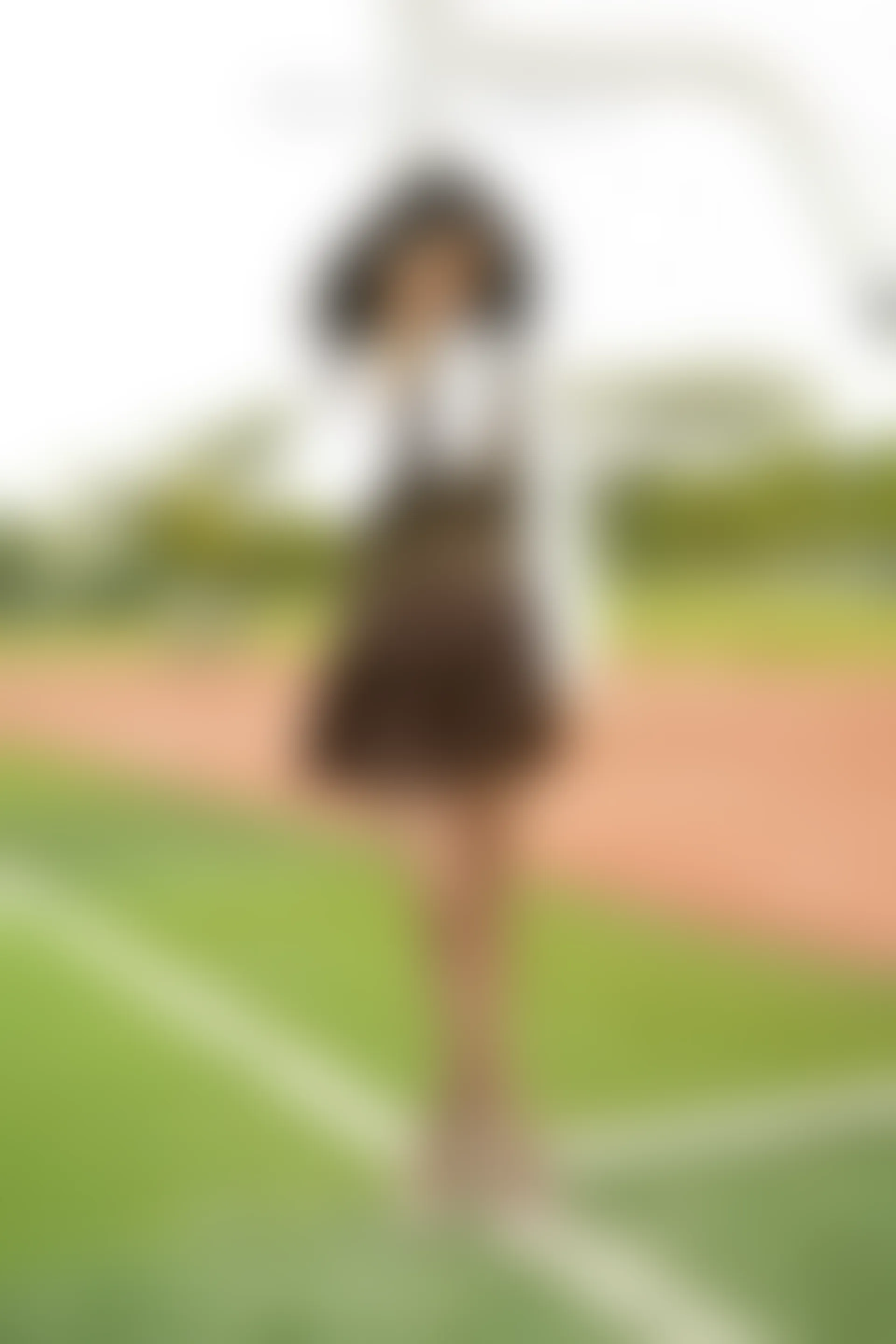 初夏女神 NO.056 点点~【咖啡JK】秋意浓，这该是秋天拥有的颜色[140P-1V-3.33G]