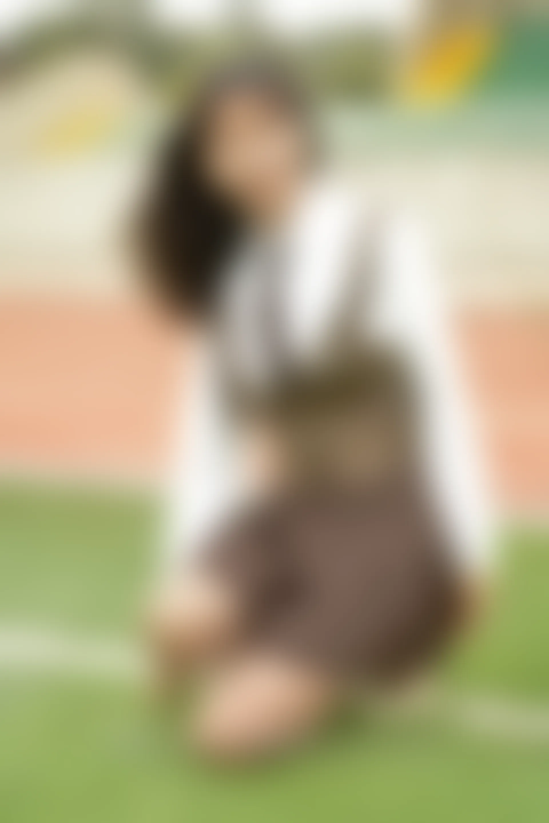 初夏女神 NO.056 点点~【咖啡JK】秋意浓，这该是秋天拥有的颜色[140P-1V-3.33G]