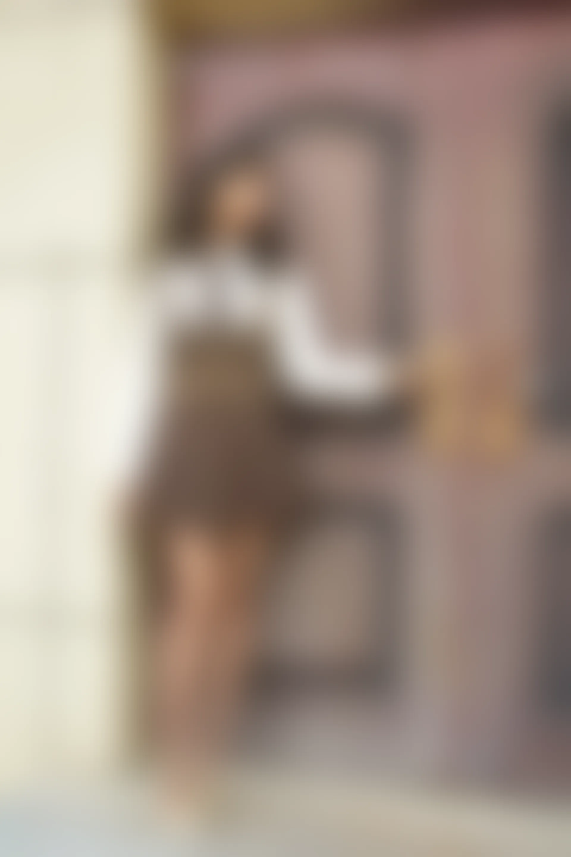 初夏女神 NO.056 点点~【咖啡JK】秋意浓，这该是秋天拥有的颜色[140P-1V-3.33G]
