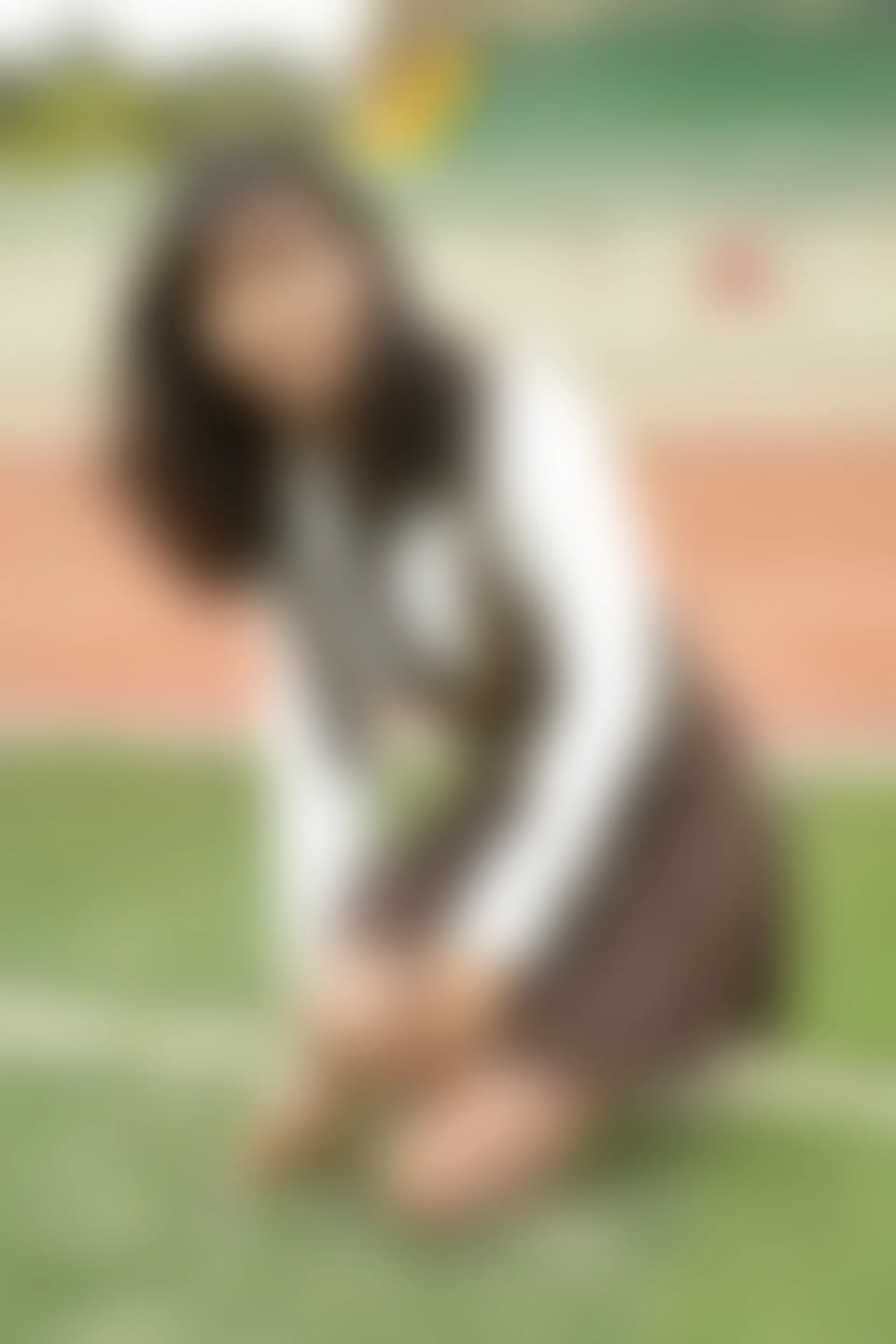 初夏女神 NO.056 点点~【咖啡JK】秋意浓，这该是秋天拥有的颜色[140P-1V-3.33G]