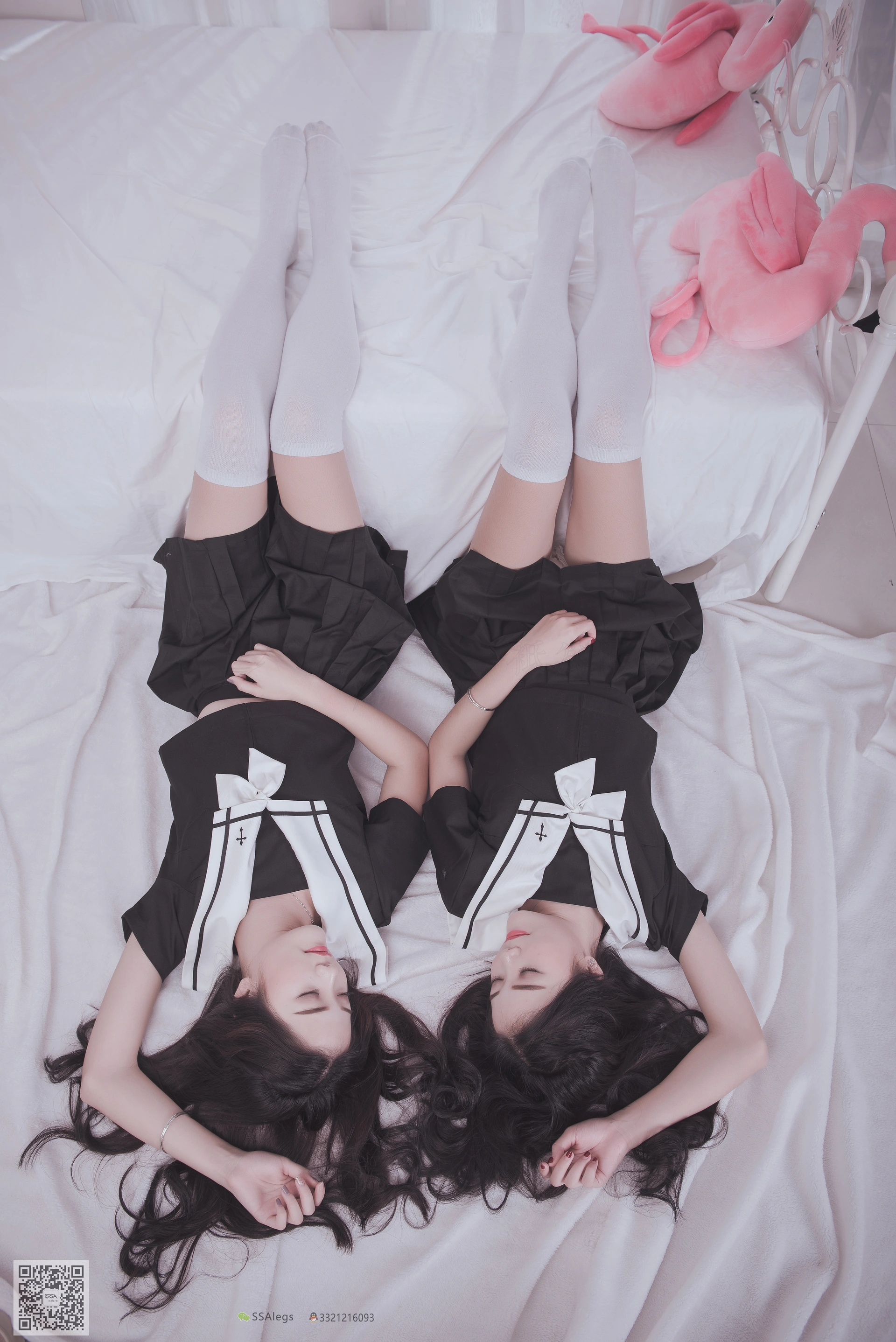 SSA丝社 超清写真 NO.028 青青姐妹 姐妹花的JK情[85P-928MB]