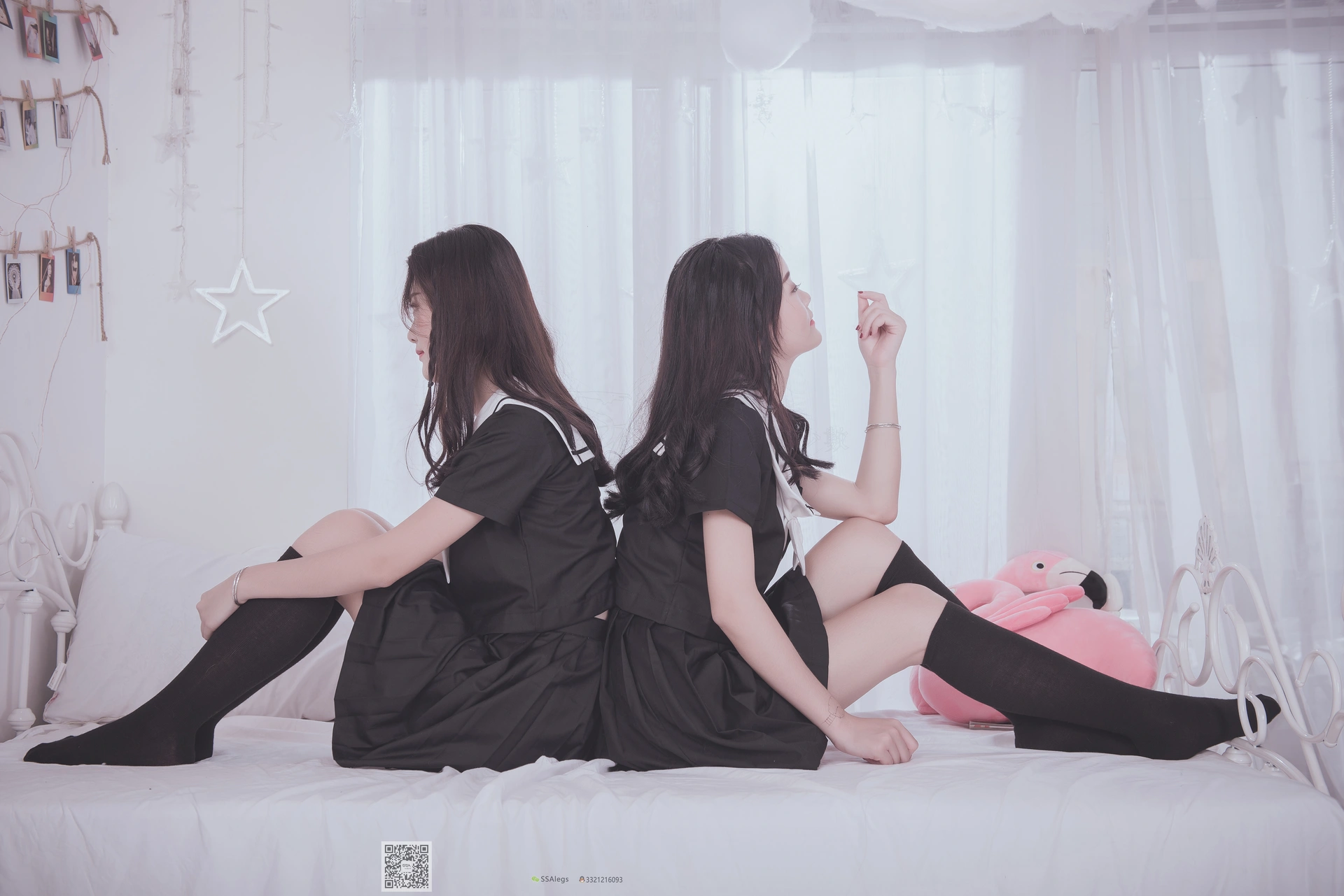 SSA丝社 超清写真 NO.028 青青姐妹 姐妹花的JK情[85P-928MB]
