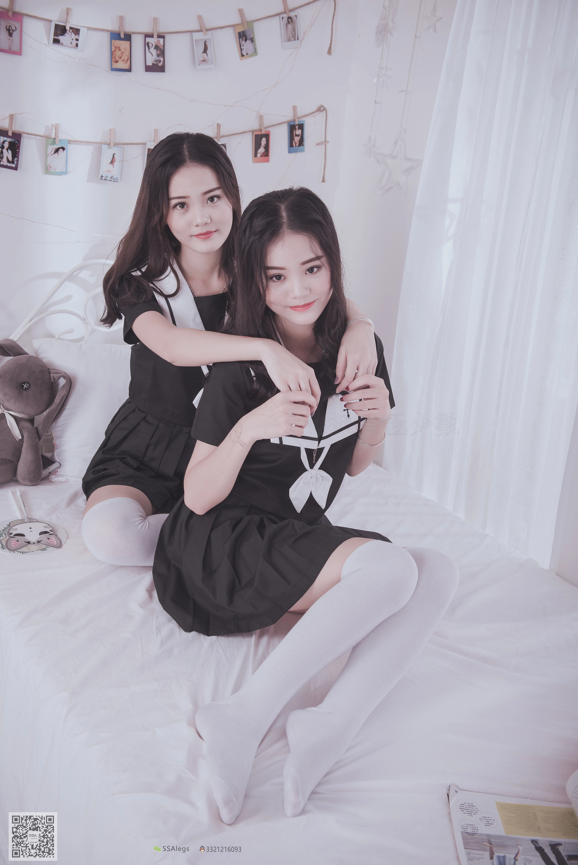 SSA丝社 超清写真 NO.028 青青姐妹 姐妹花的JK情[85P-928MB]