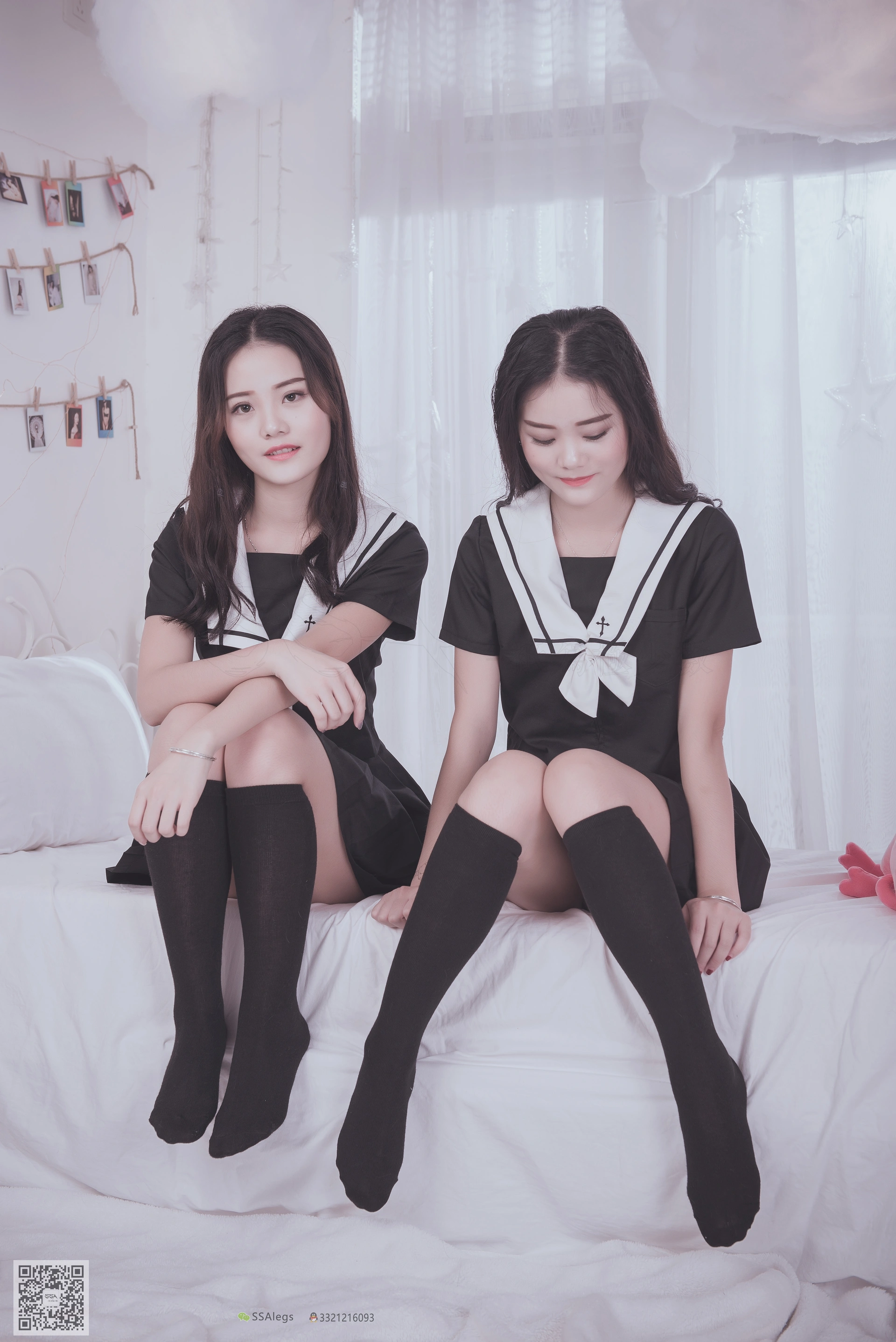 SSA丝社 超清写真 NO.028 青青姐妹 姐妹花的JK情[85P-928MB]