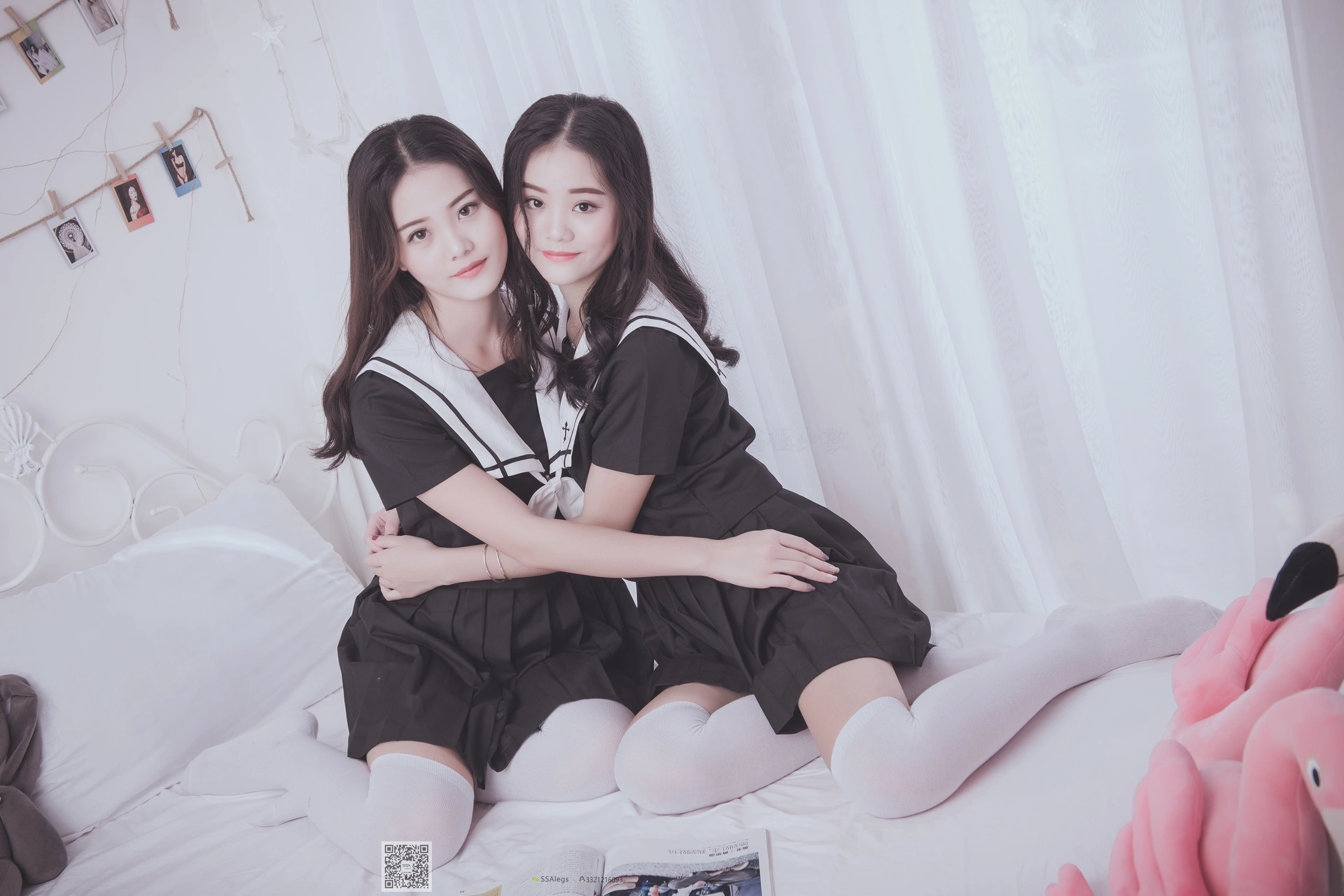 SSA丝社 超清写真 NO.028 青青姐妹 姐妹花的JK情[85P-928MB]