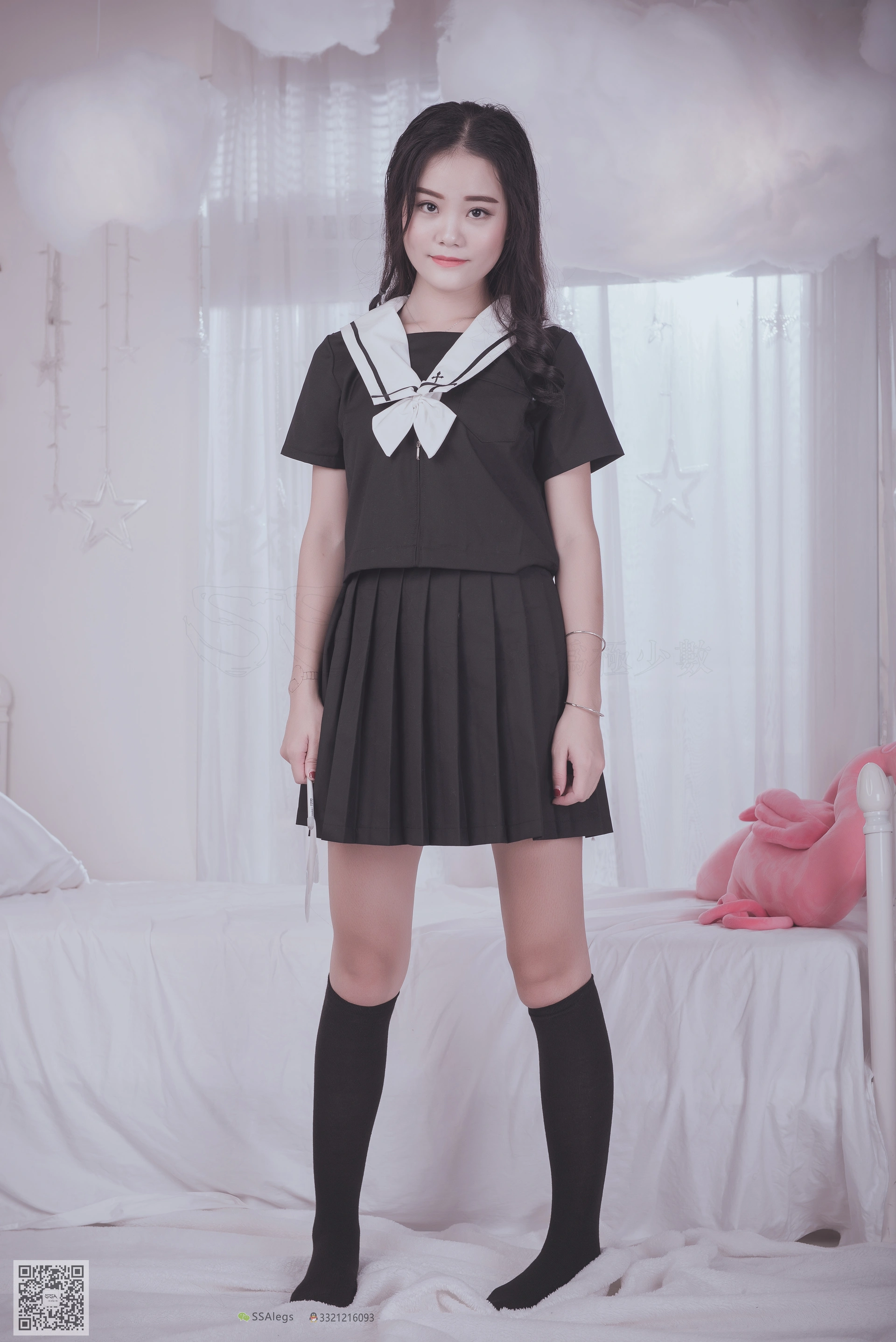 SSA丝社 超清写真 NO.028 青青姐妹 姐妹花的JK情[85P-928MB]