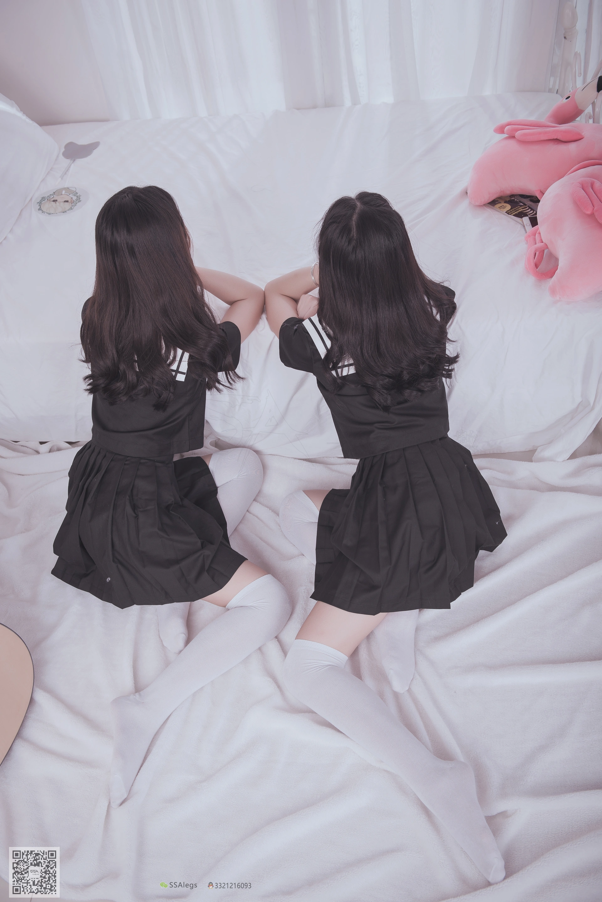 SSA丝社 超清写真 NO.028 青青姐妹 姐妹花的JK情[85P-928MB]