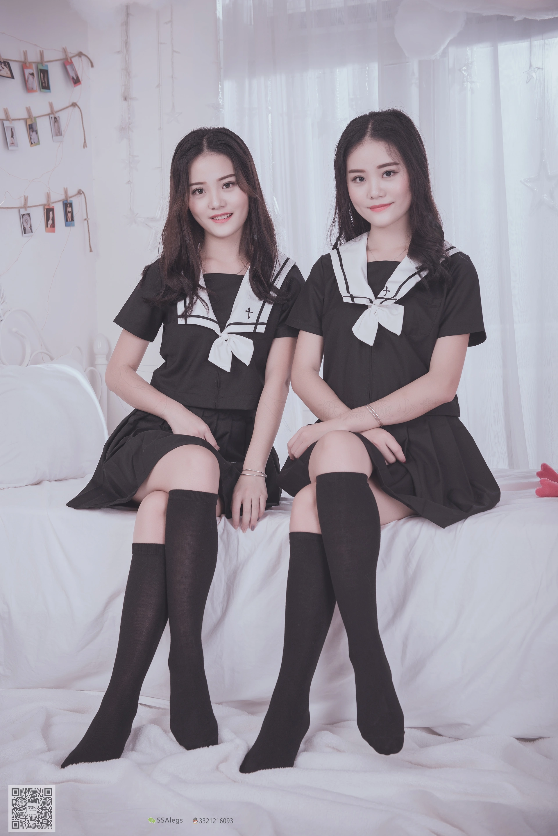 SSA丝社 超清写真 NO.028 青青姐妹 姐妹花的JK情[85P-928MB]