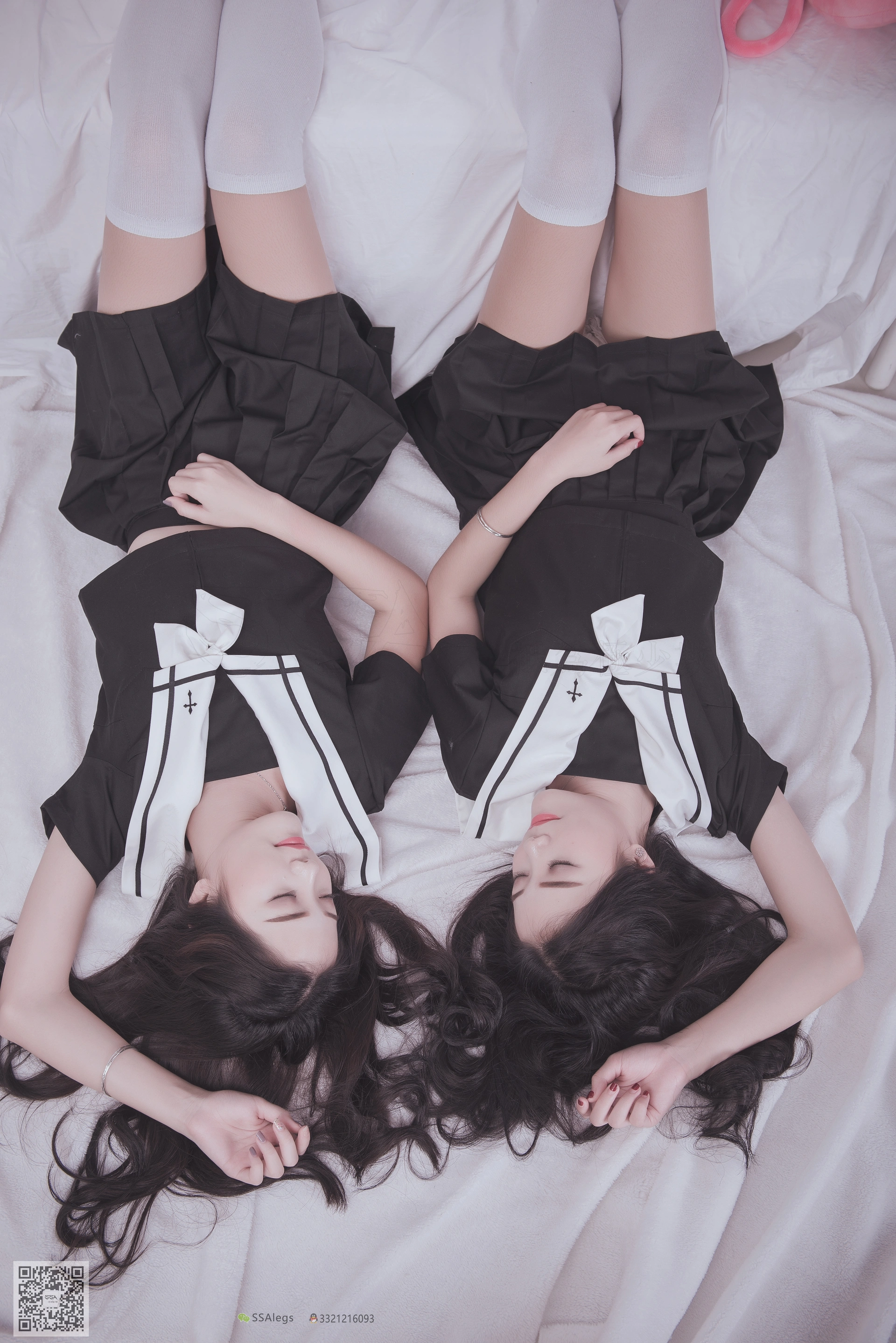 SSA丝社 超清写真 NO.028 青青姐妹 姐妹花的JK情[85P-928MB]