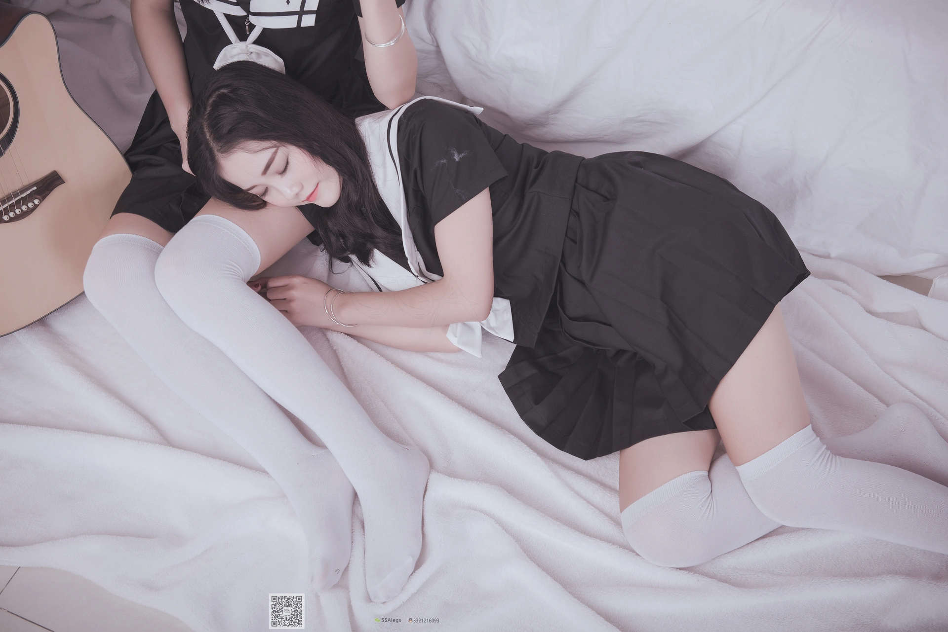SSA丝社 超清写真 NO.028 青青姐妹 姐妹花的JK情[85P-928MB]