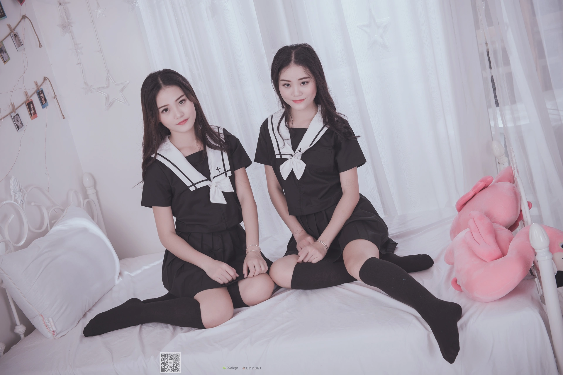 SSA丝社 超清写真 NO.028 青青姐妹 姐妹花的JK情[85P-928MB]