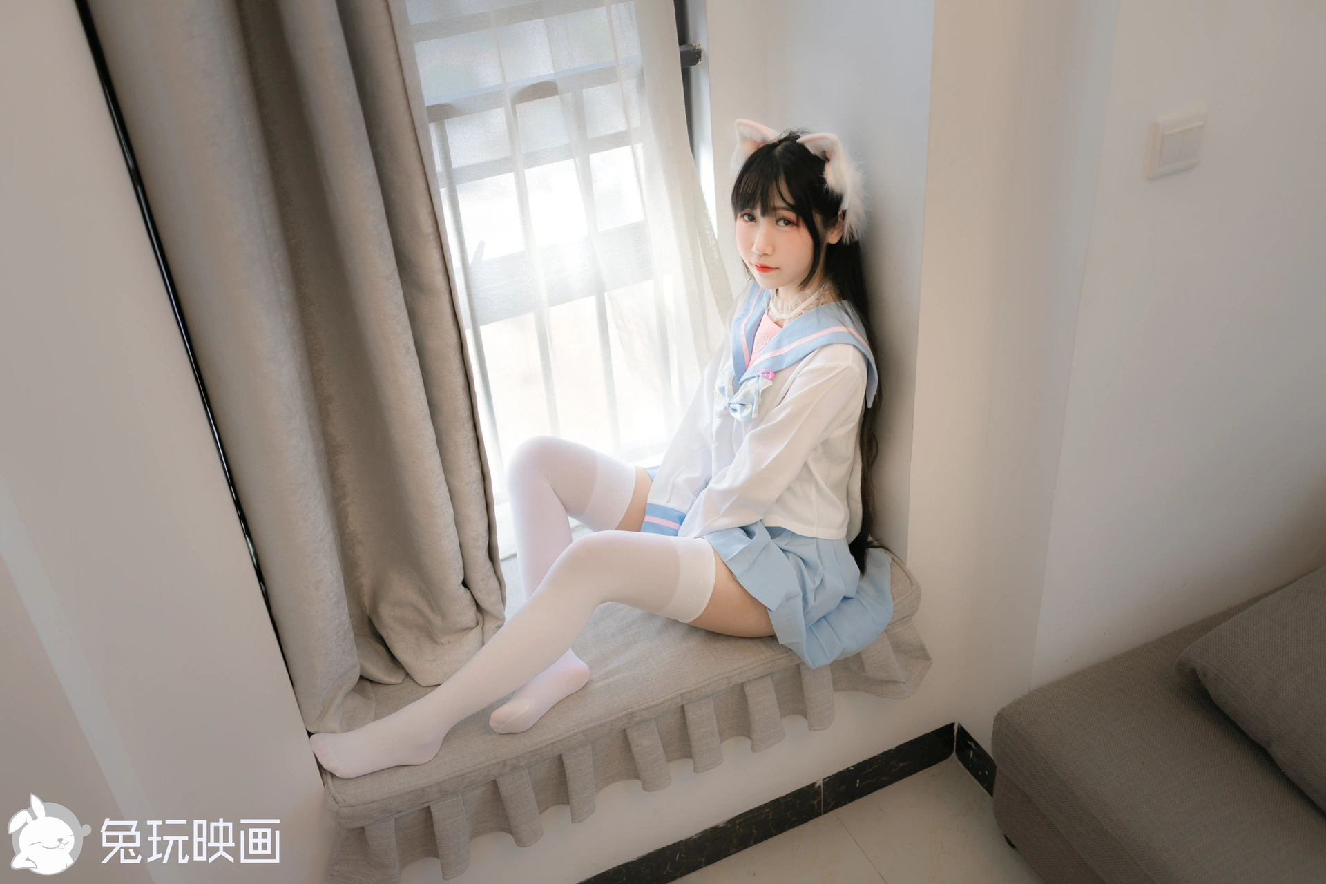 D63.002 兔玩映画 JK猫耳小姐姐 [47P-568MB]
